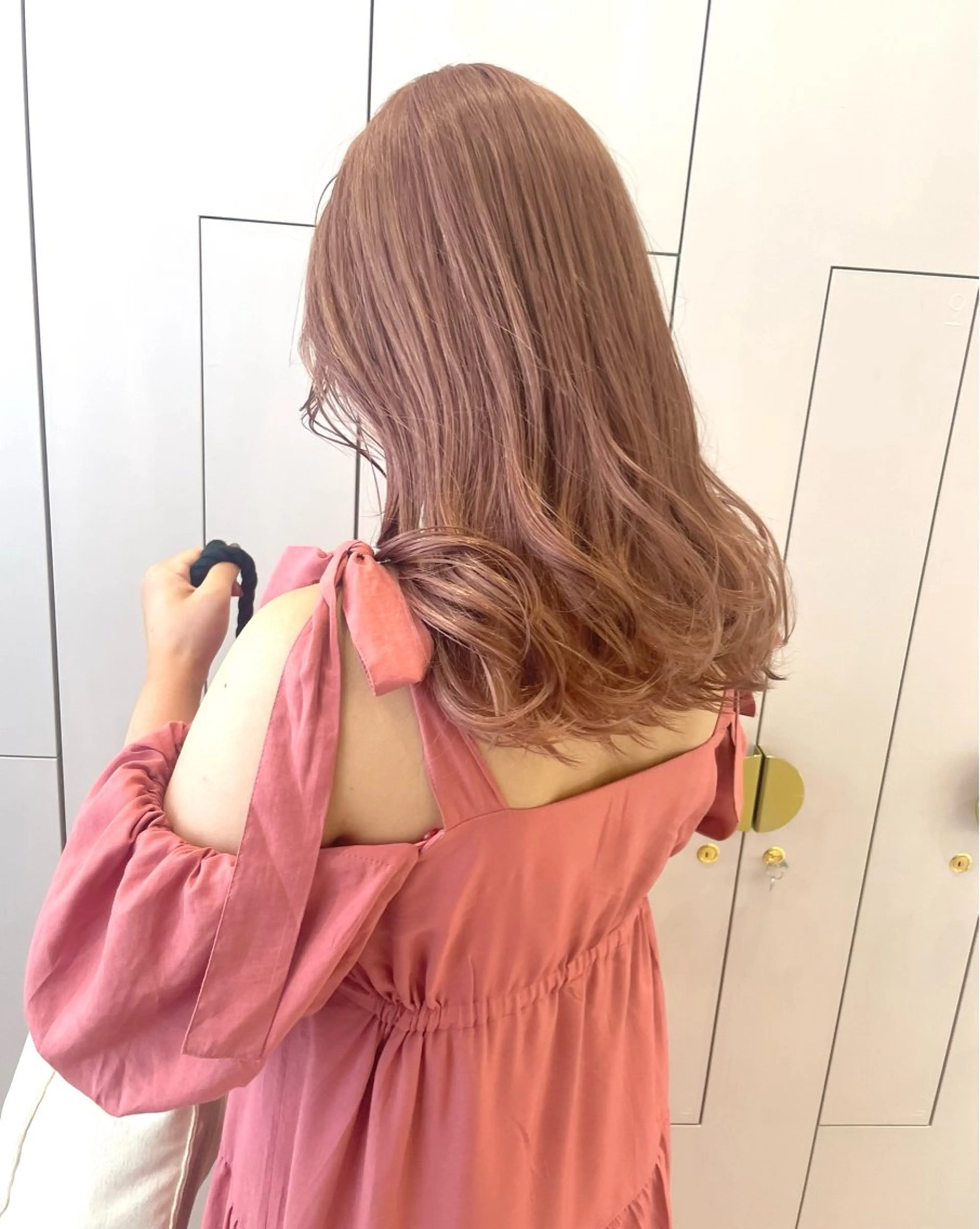 セミロング カラー 暖色/オリーブカラー /中村未来🍒🫒のヘアスタイル