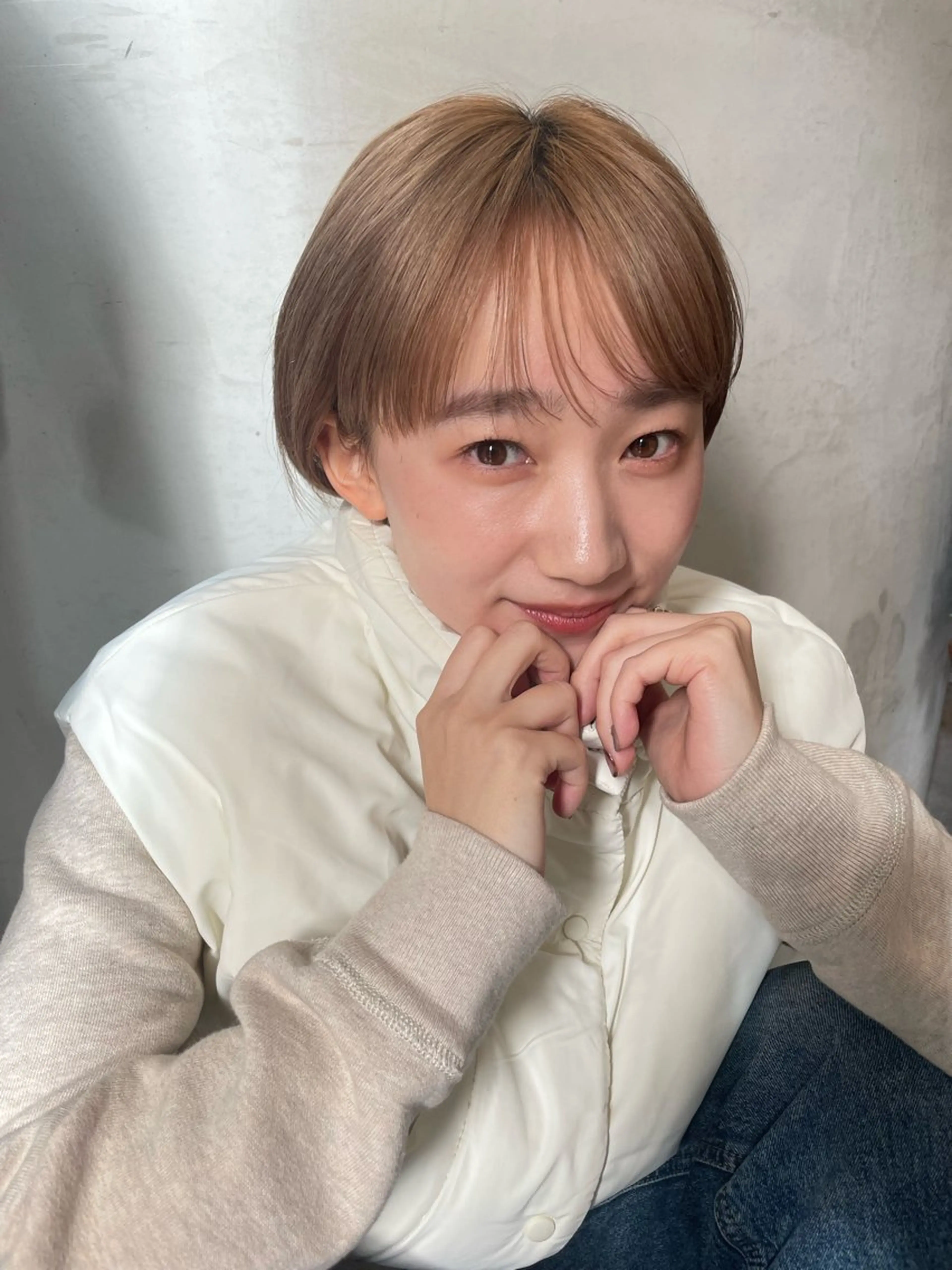 ショート カット トリートメント 💖ボブ/髪質改善 顔周りレイヤー/ユイのヘアスタイル