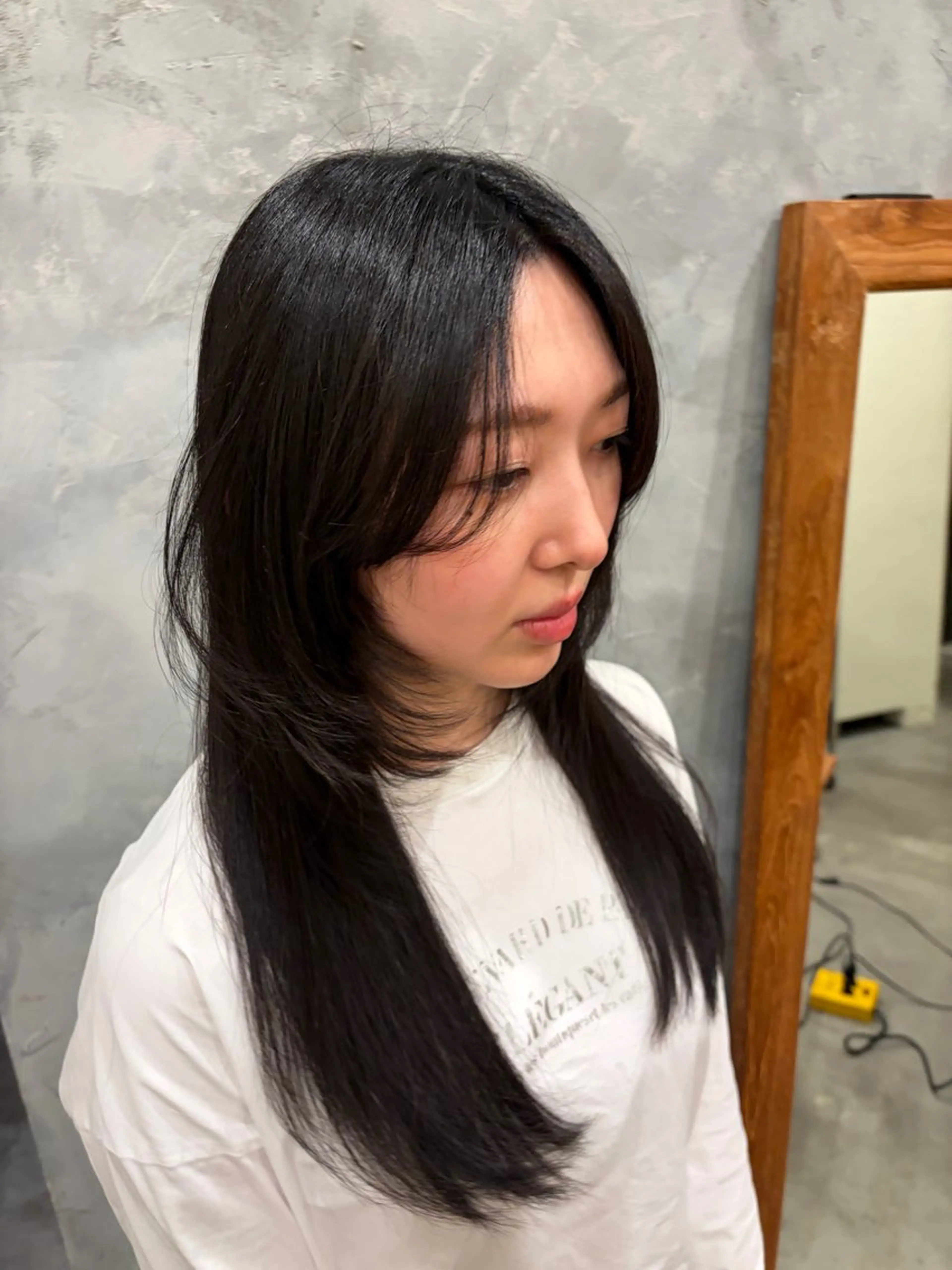 ロング 顔まわりレイヤー レイヤーカット BLUCK所属・優衣 /山形/ BLUCKのヘアスタイル