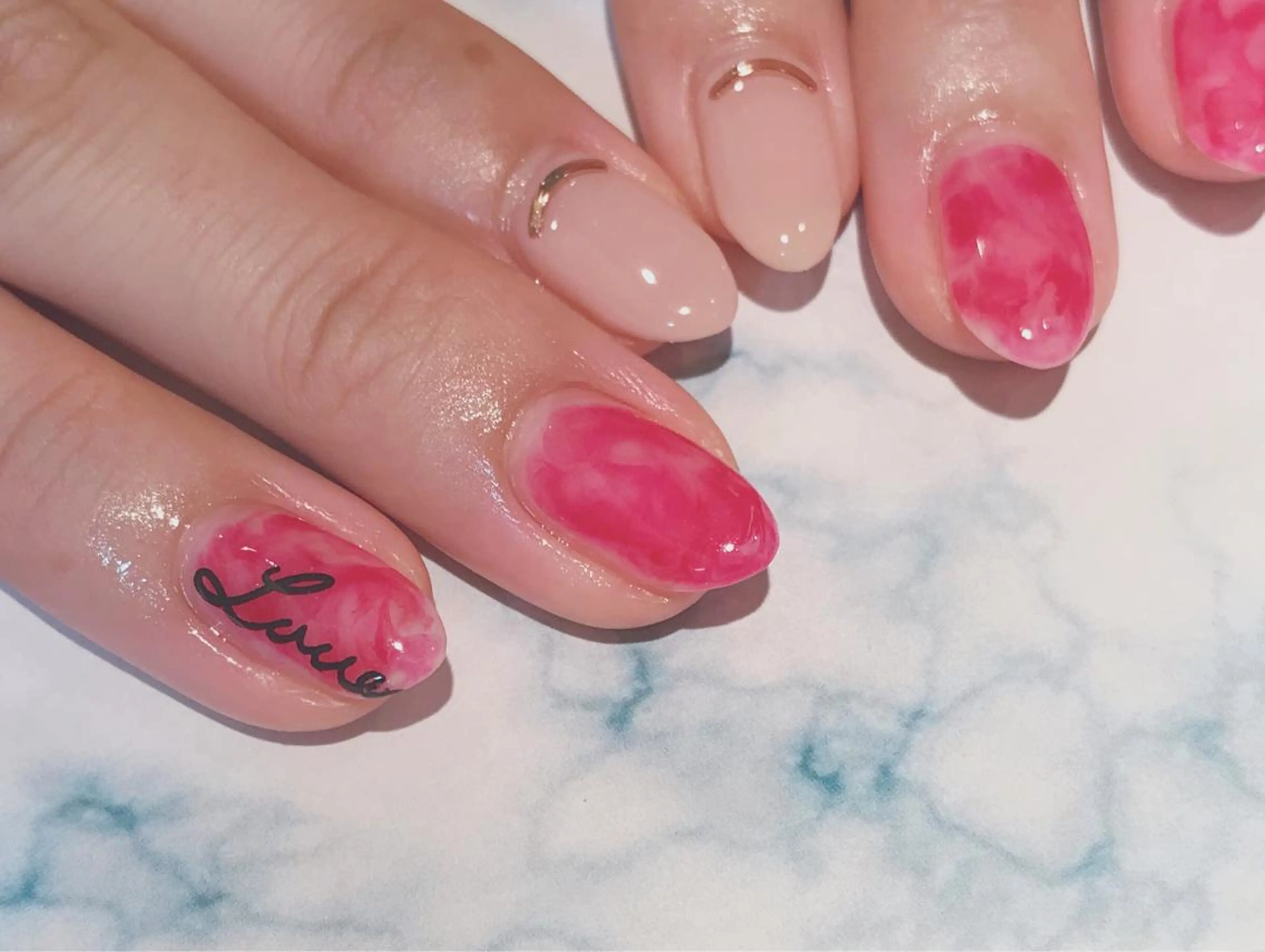 ネイル ハンドネイル LUKE所属・もとまつ さちこのネイルデザイン