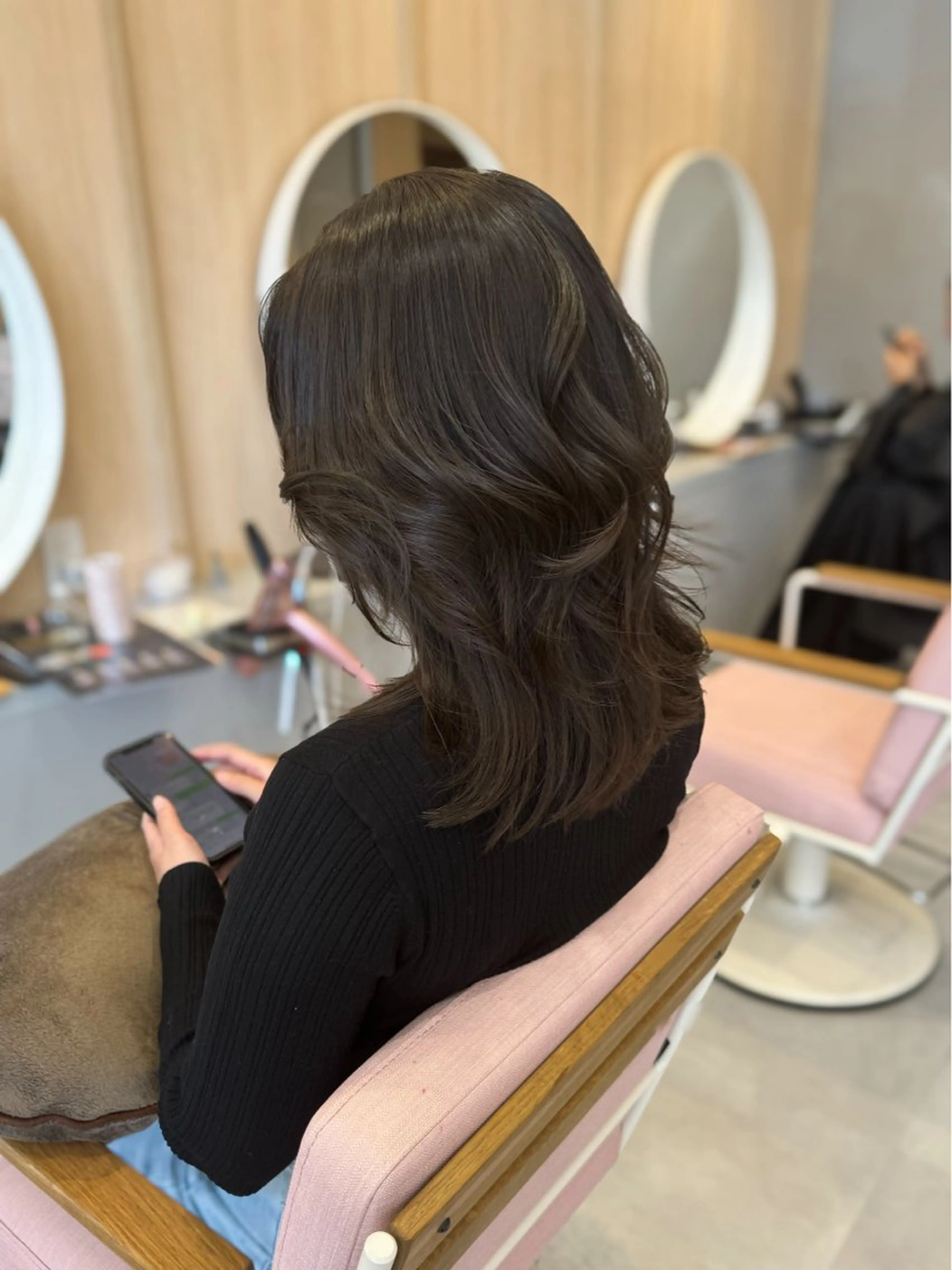 セミロング カラー ヘアカラー トリートメント ヘアセット ✂️似合わせの魔術師 石田一樹✂️のヘアスタイル