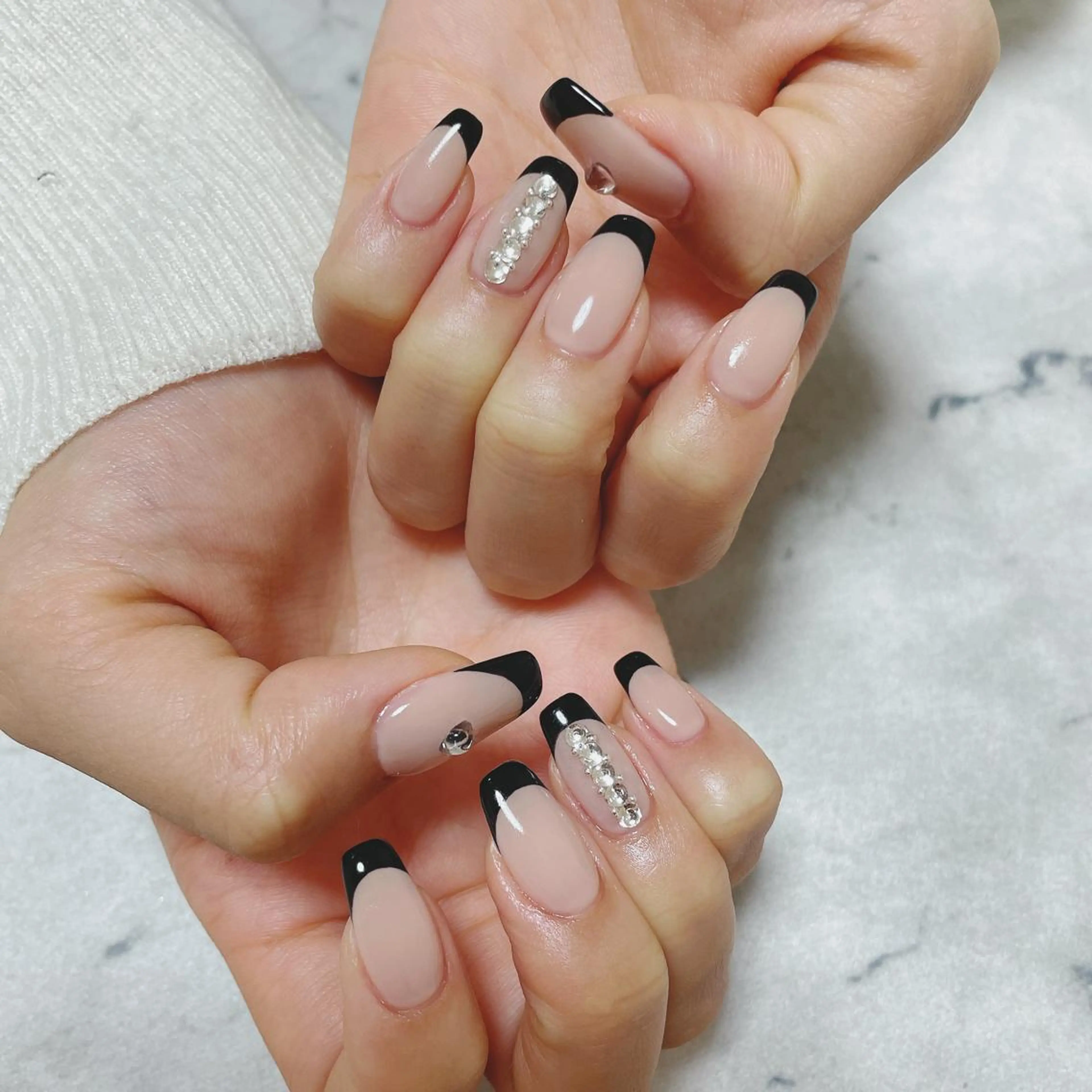 ネイル フレンチネイル Jeremy ♡ HARUKAのネイルデザイン