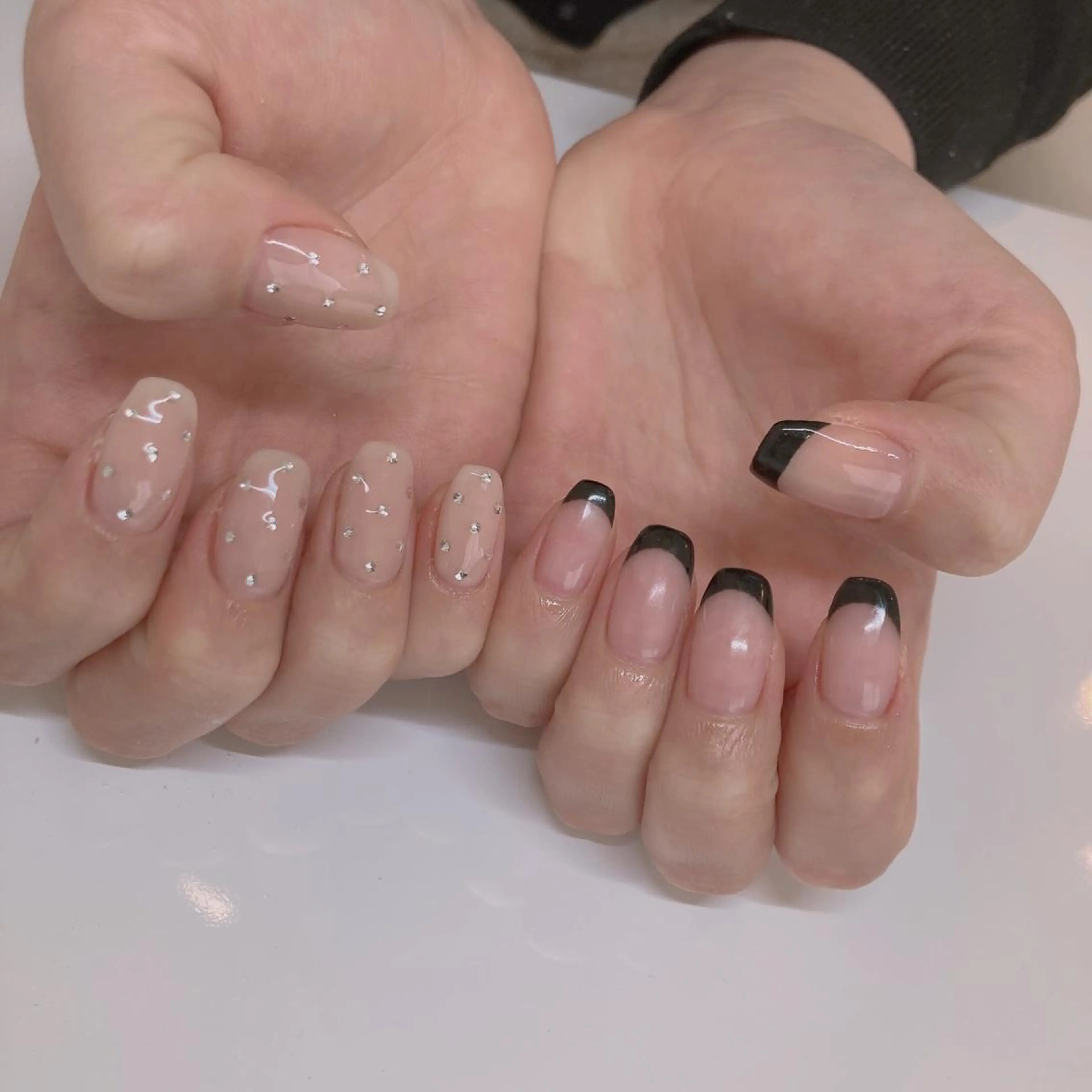 ネイル ハンドネイル 韓国ネイル/ワンホン ネイル🎀表参道3分のネイルデザイン