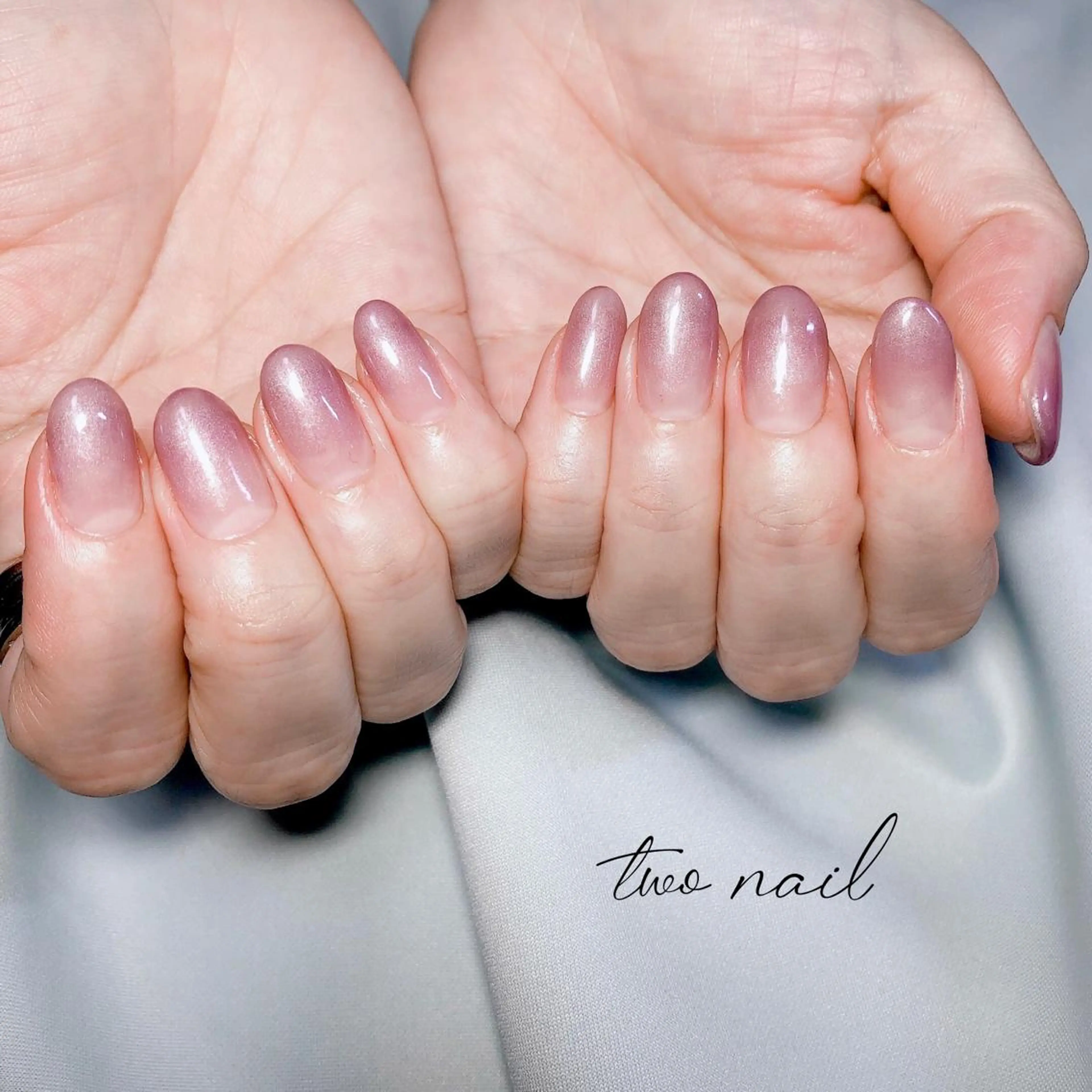 ネイル アートネイル フットネイル ハート ニュアンスネイル ホワイト ハンドネイル two nailのネイルデザイン