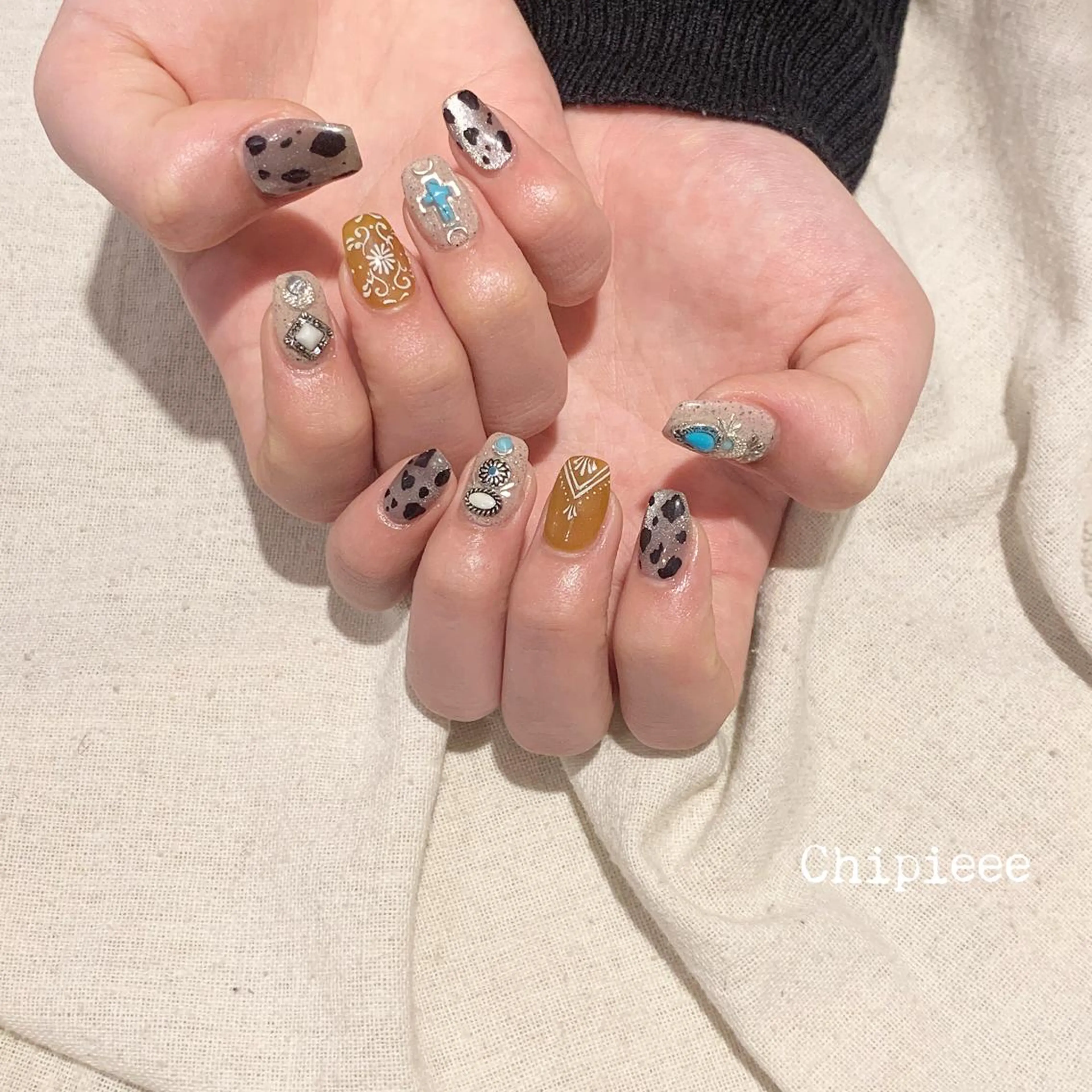 ネイル ハンドネイル revia所属・ERI Nailistのネイルデザイン