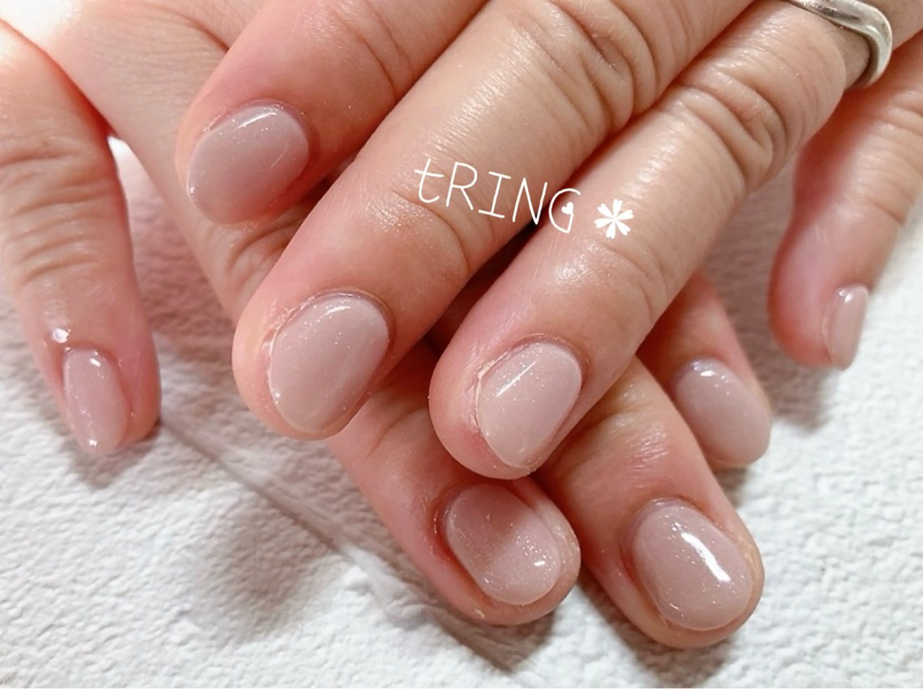 ネイル ハンドネイル tRING＊ しいの木台のネイルデザイン