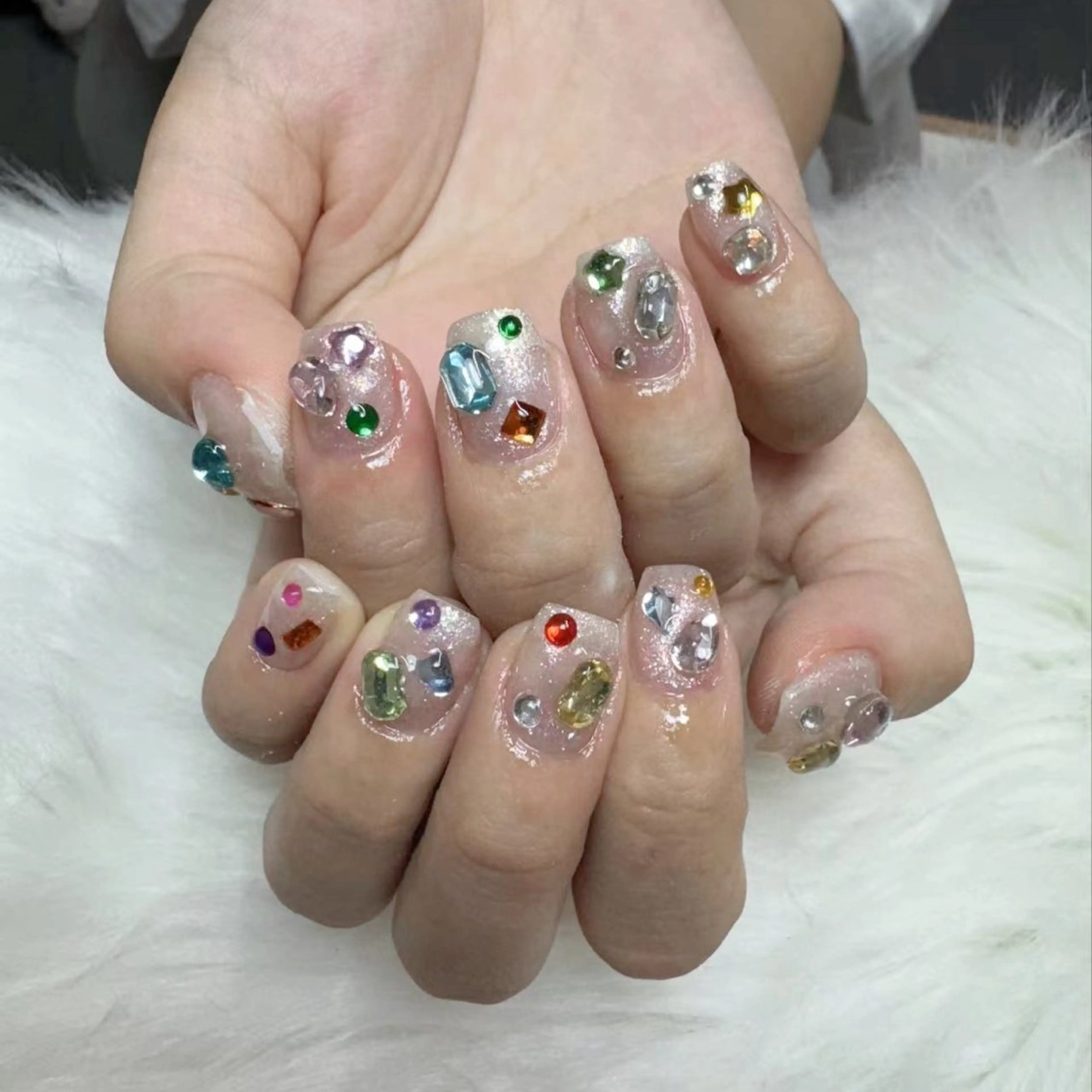 ネイル ハンドネイル 🎀 Lemode ワンホンネイル🎀のネイルデザイン