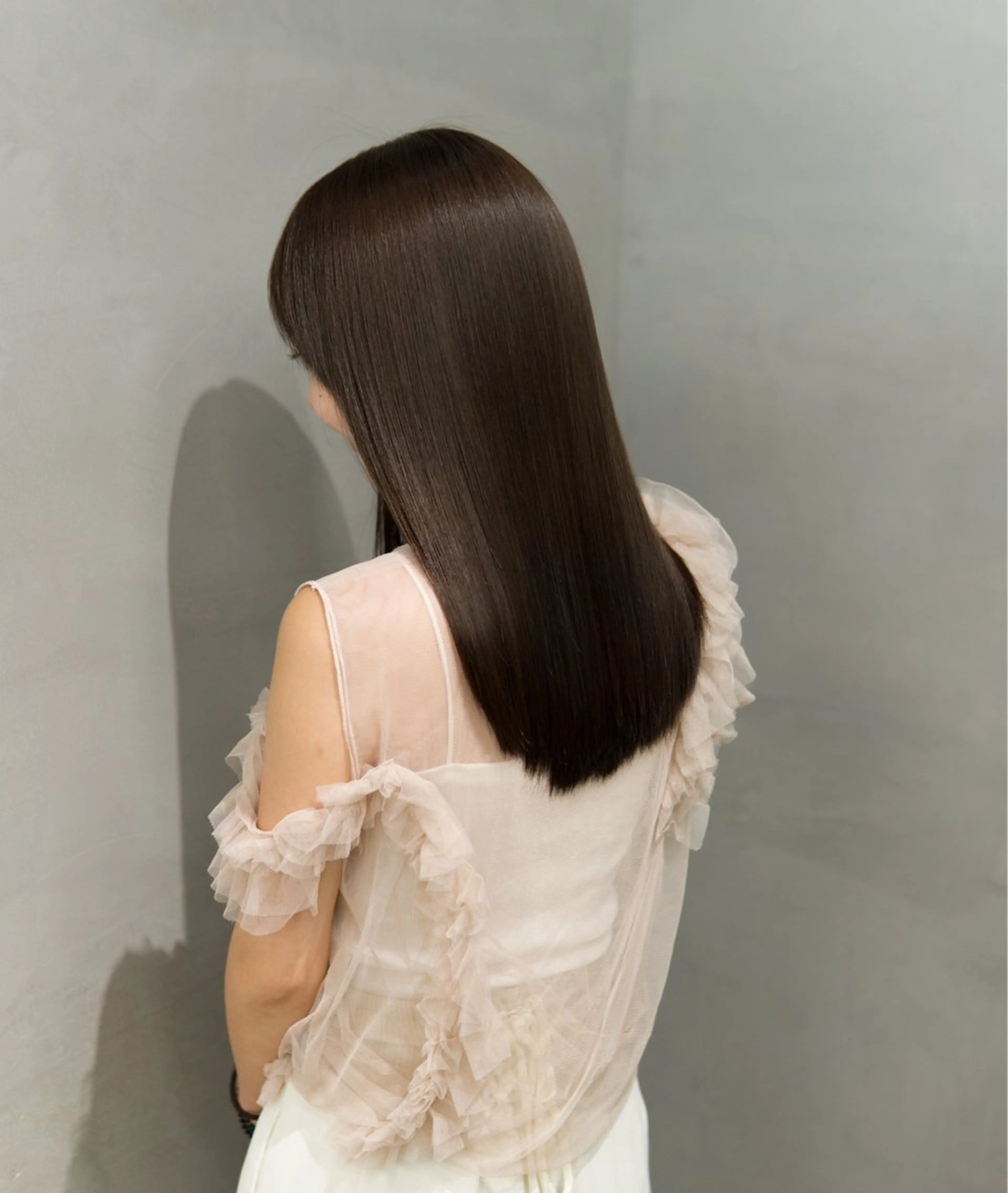 ロング ヘアカラー トリートメント navile 銀座 角田 龍太のヘアスタイル