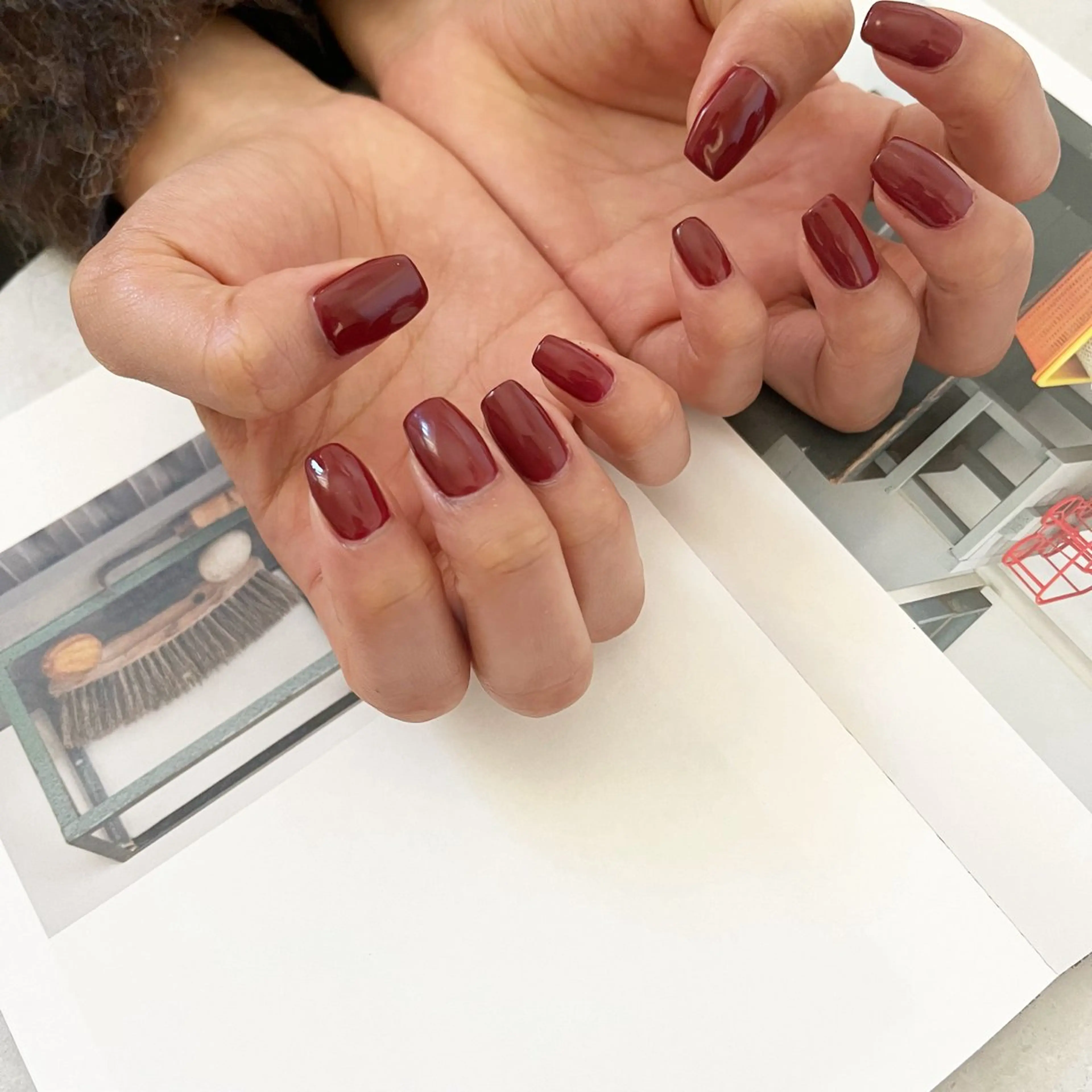 ネイル ワンカラーネイル K Aのネイルデザイン