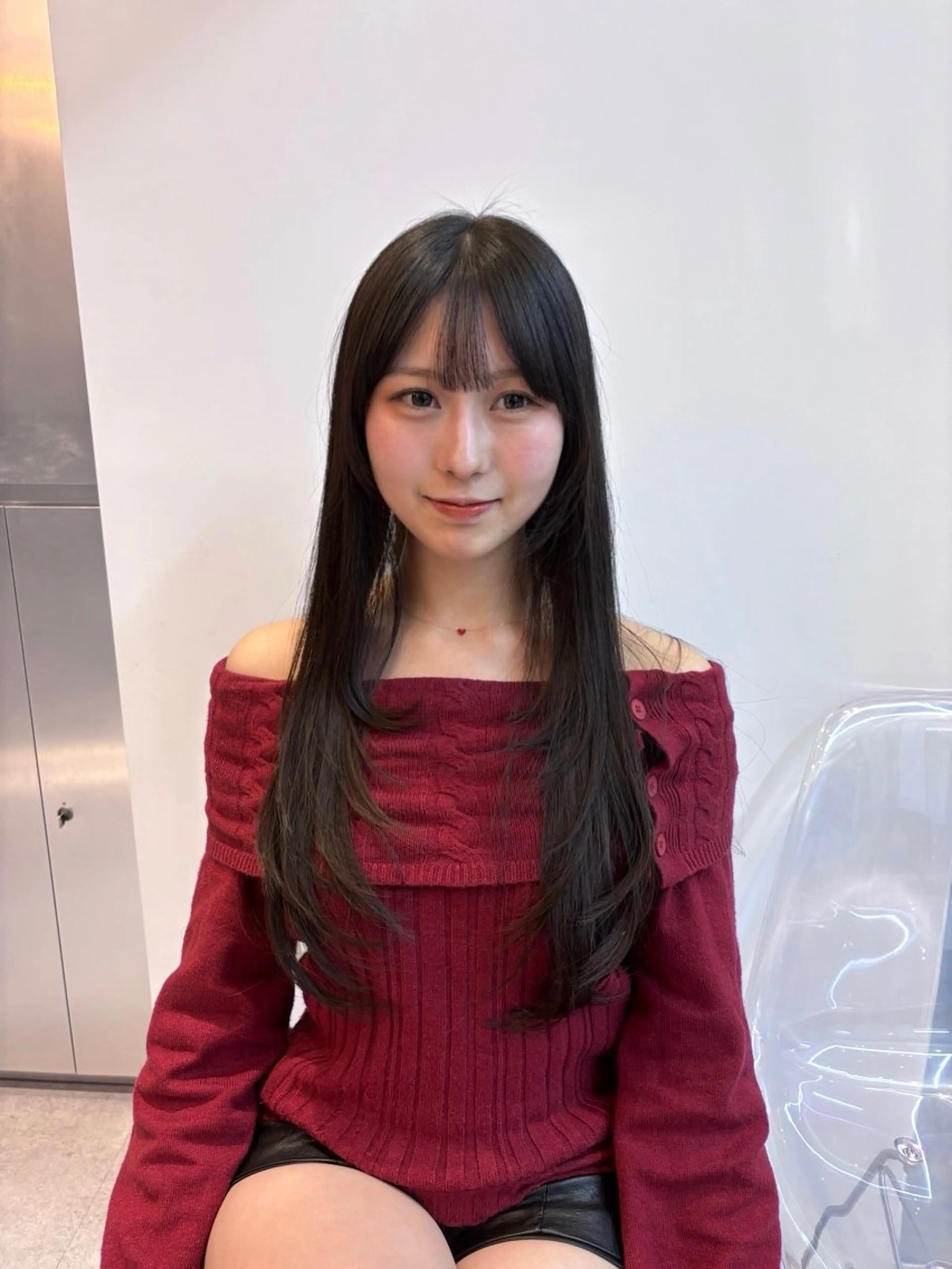 【前から撮影可能な方限定🪽】韓国レイヤーカット＋艶トリートメント‪✂︎‬の写真