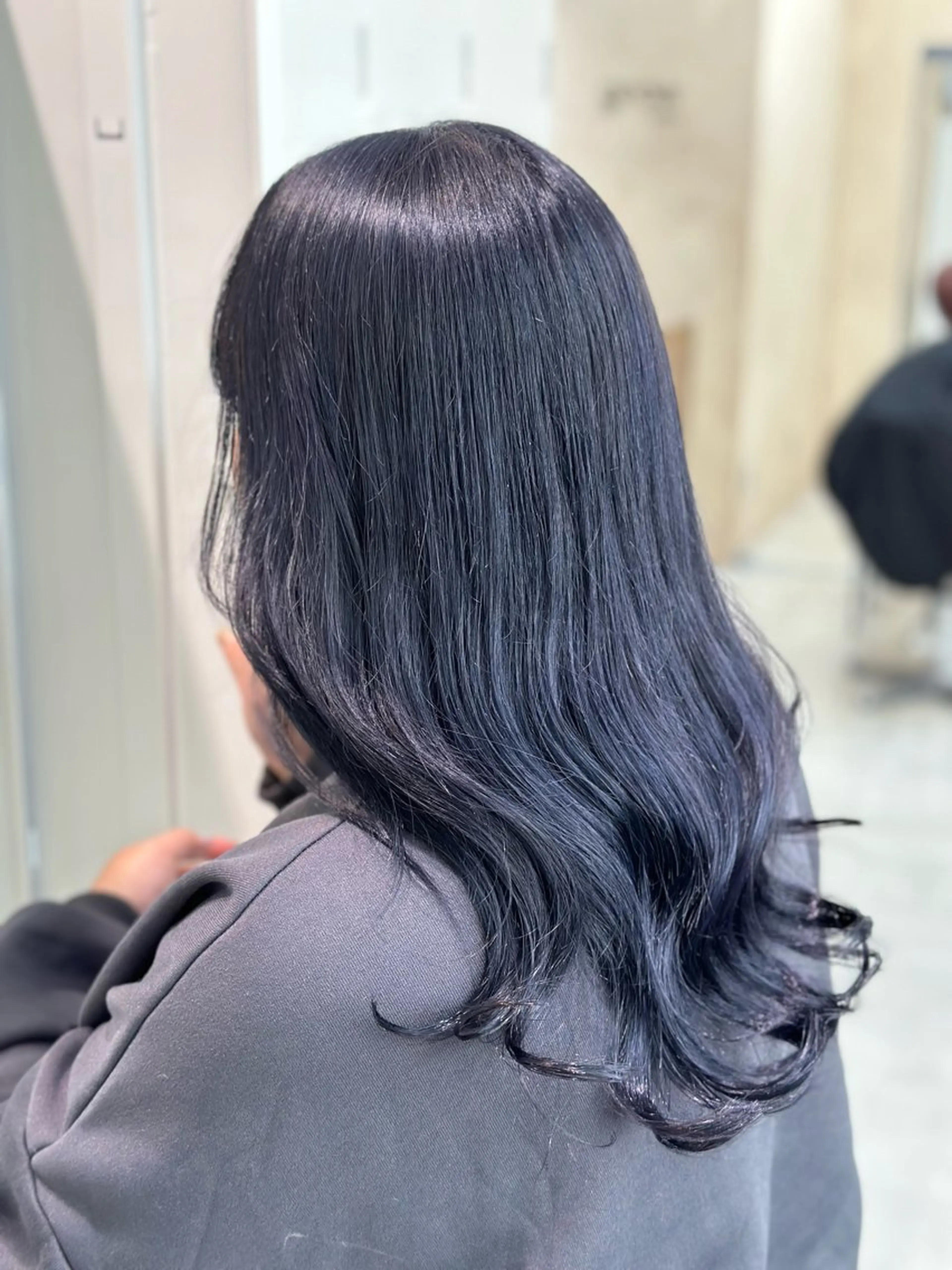 セミロング カラー 🤍透明感カラー🤍 Moeのヘアスタイル