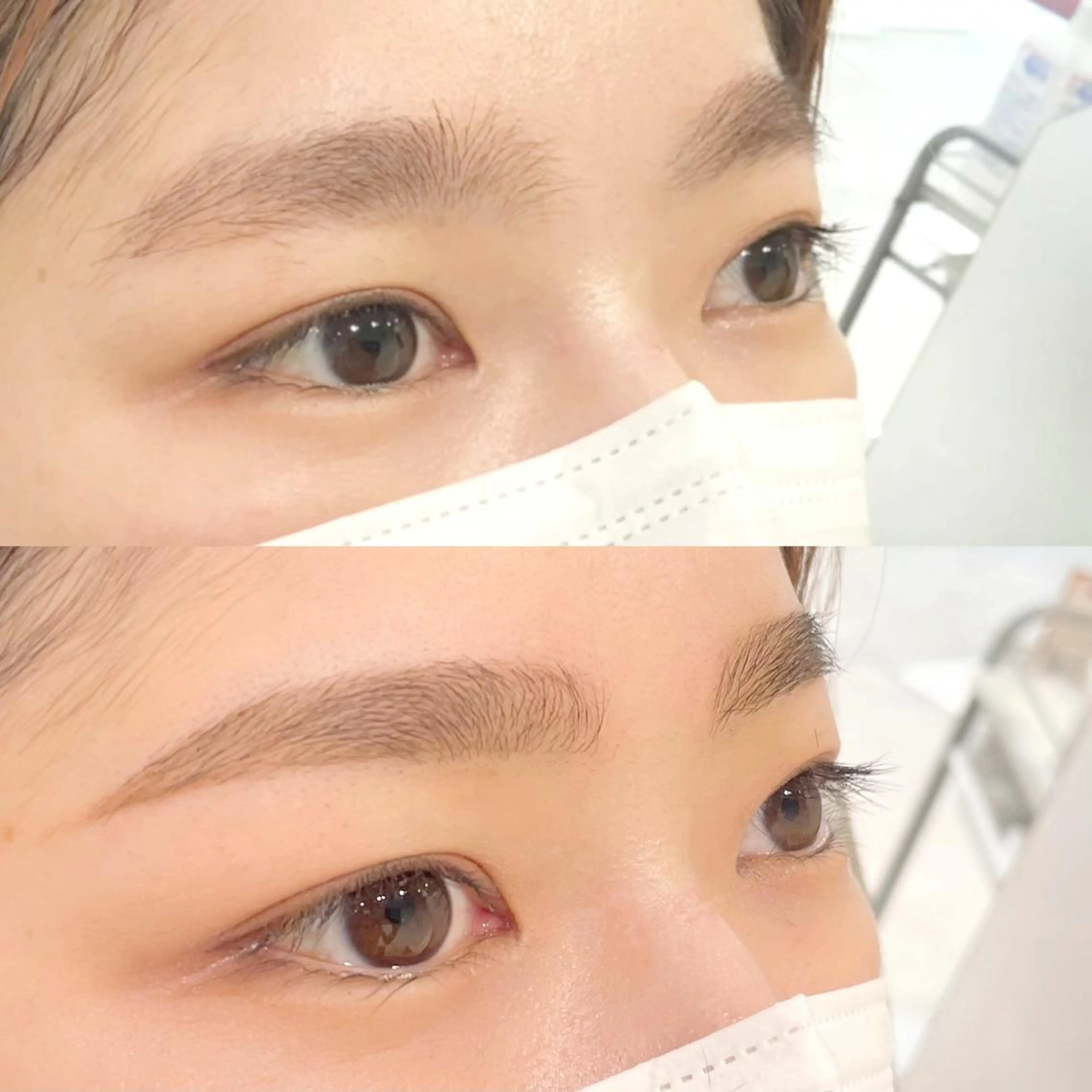 🌷レディース🌷眉の毛流れ改善🧡ブロウラミネーション＋眉毛カットの写真