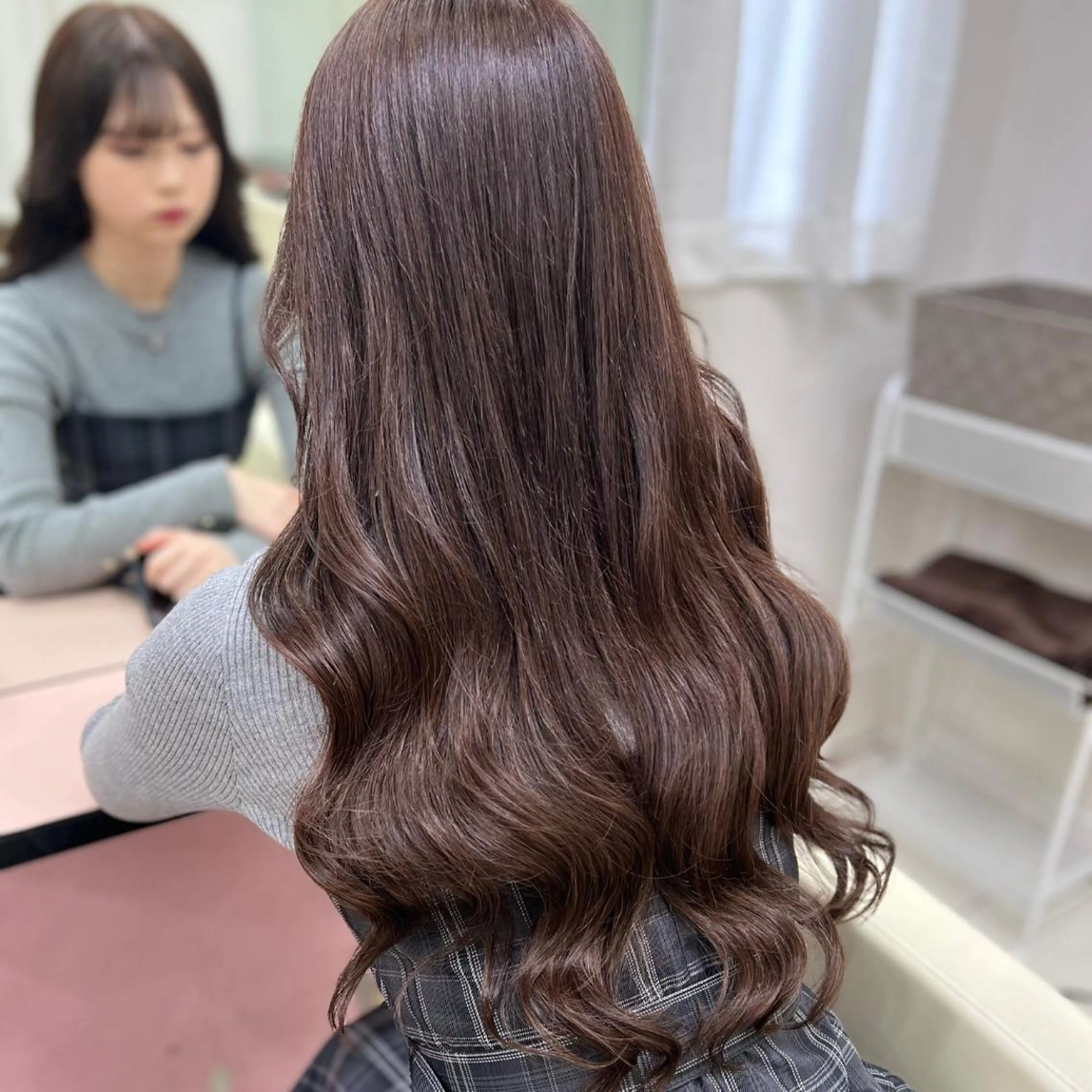 🇰🇷シールエクステ＋エクステカット 60本❣️　**韓国ヘア🇰🇷　** ※補足説明を必ずお読み下さい！の写真