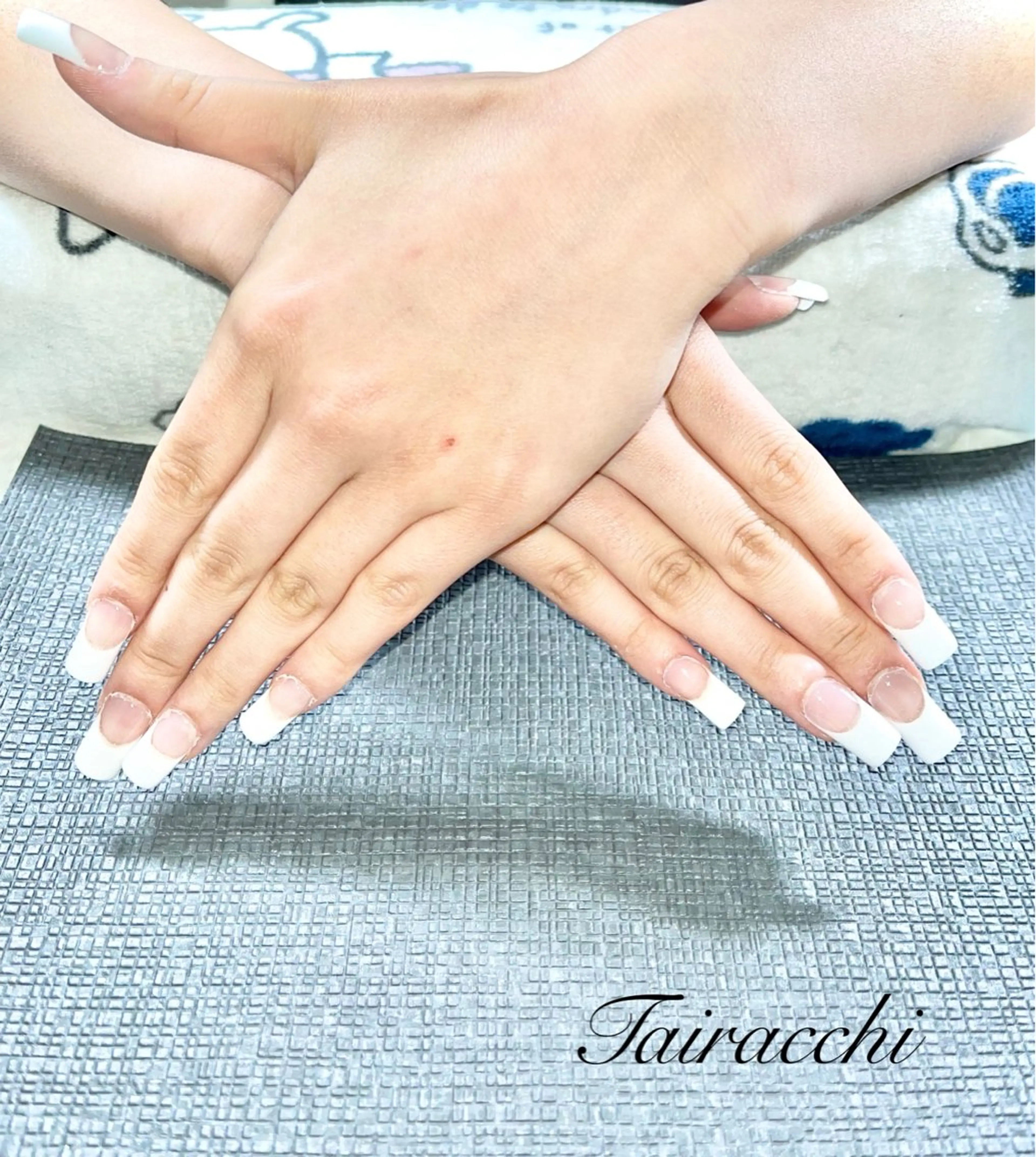 ネイル フレンチネイル スカルプネイル Tairacchi ﾀｲﾗｯﾁのネイルデザイン