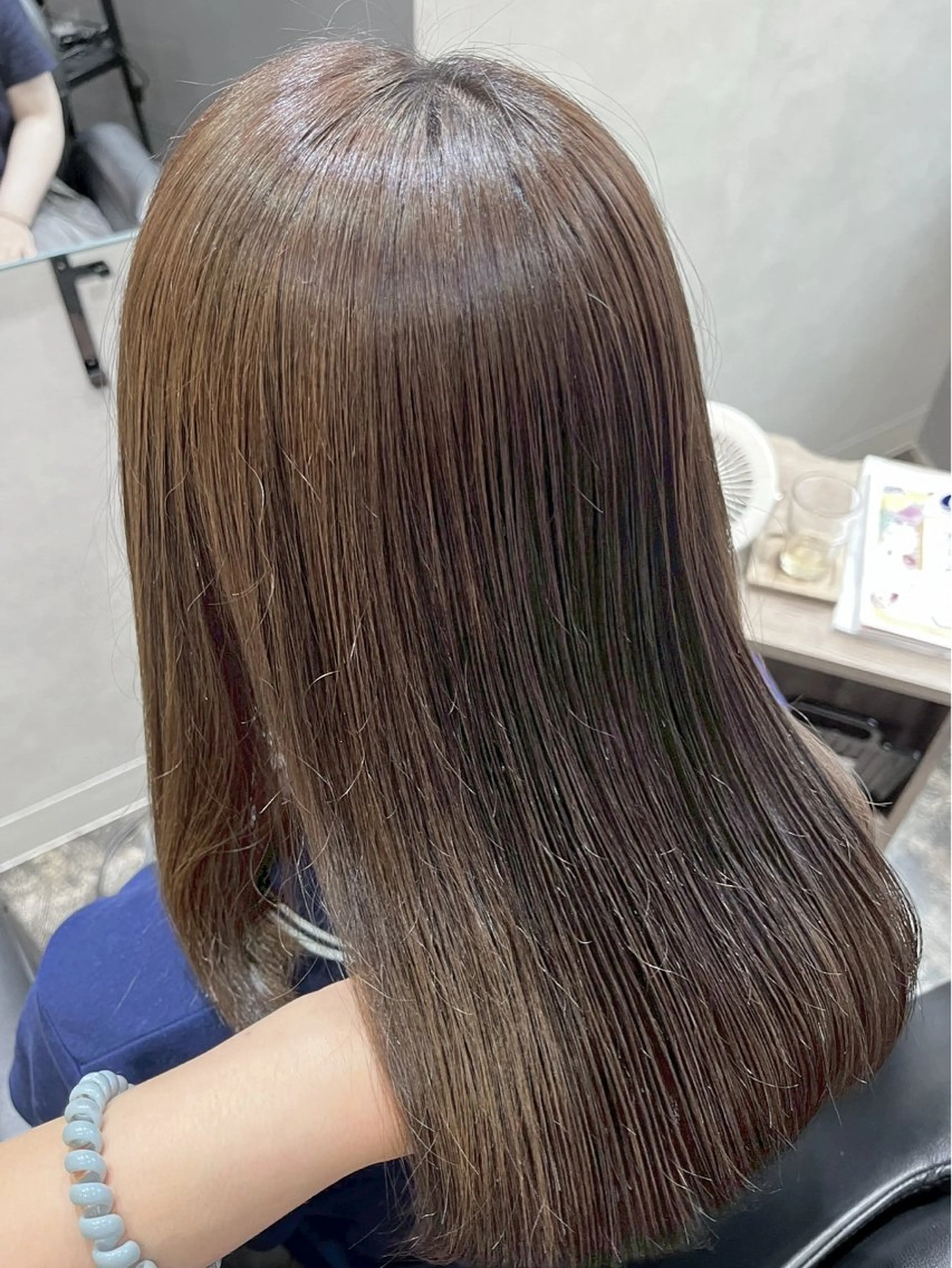 ロング カラー カット ヘアカラー トリートメント ハイトーン/韓国風/ 艶髪/吉祥寺のヘアスタイル