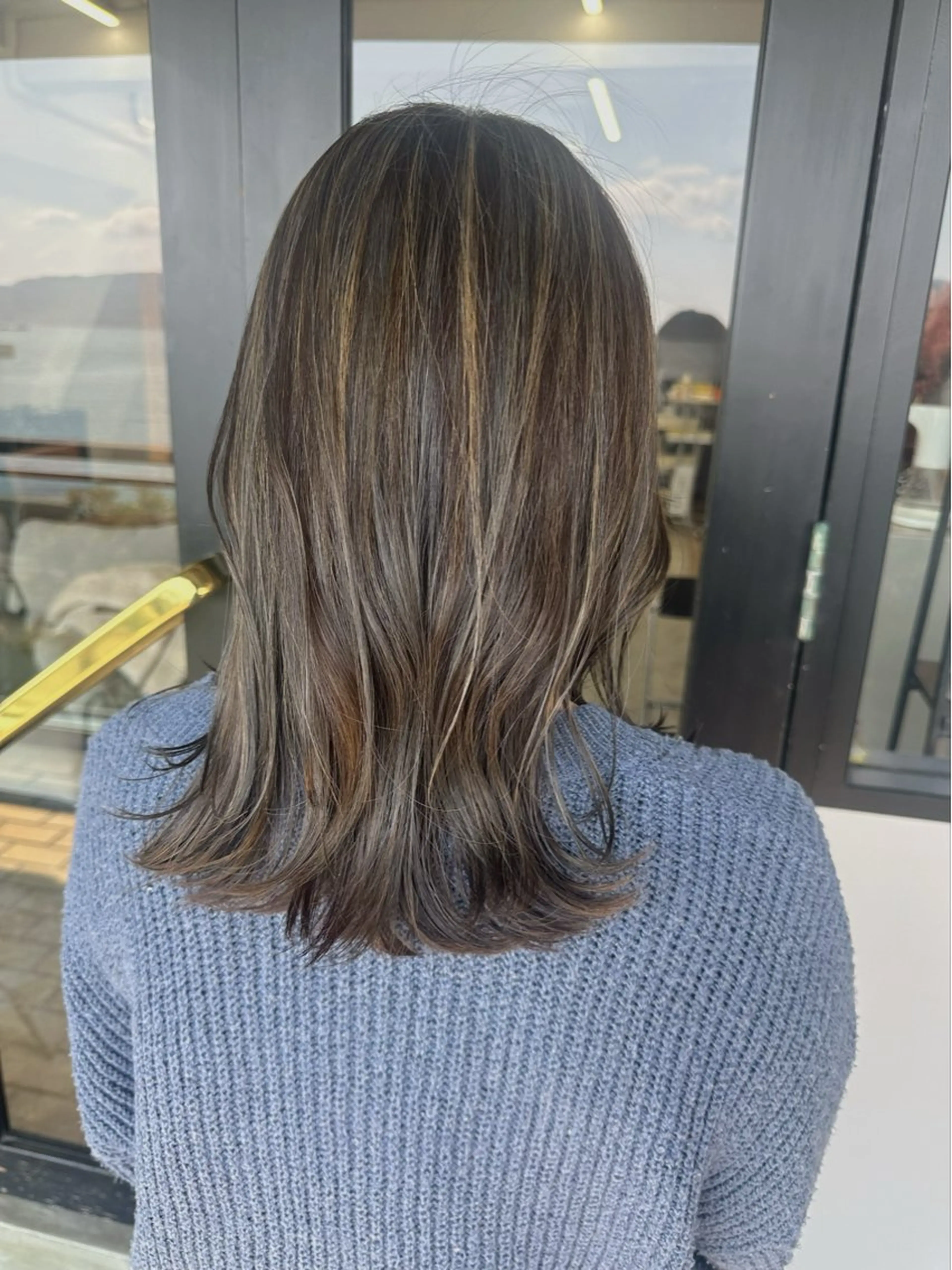 ミディアム カット ヘアカラー トリートメント 藤本 静香のヘアスタイル