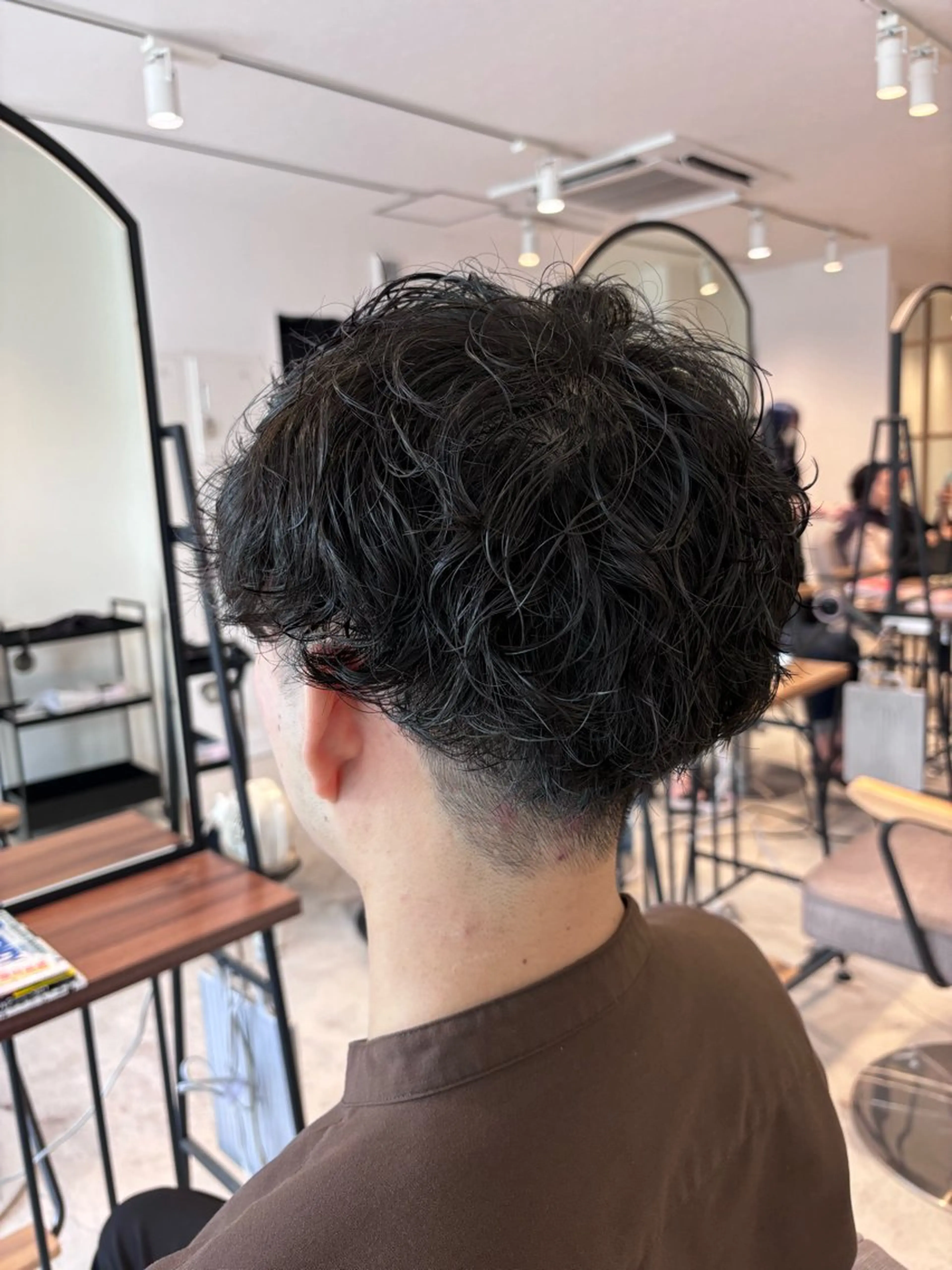 パーマ メンズ メンズパーマ ツイストスパイラルパーマ スパイラルパーマ か ののヘアスタイル