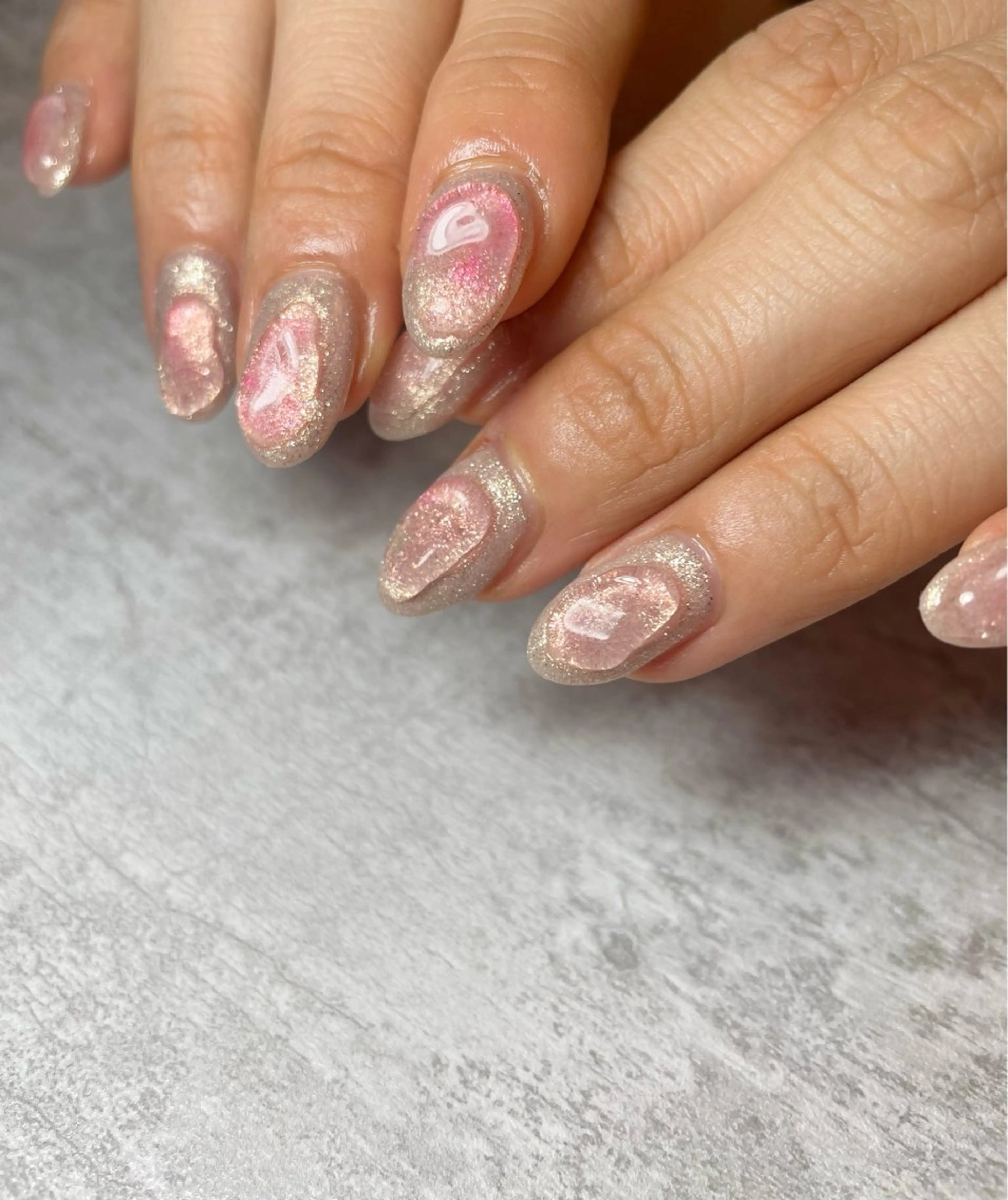 ネイル キラキラネイル 持ち込み ぷっくりネイル BEAUTY GARDEN 【nail salon unseul】所属・nana .のネイルデザイン