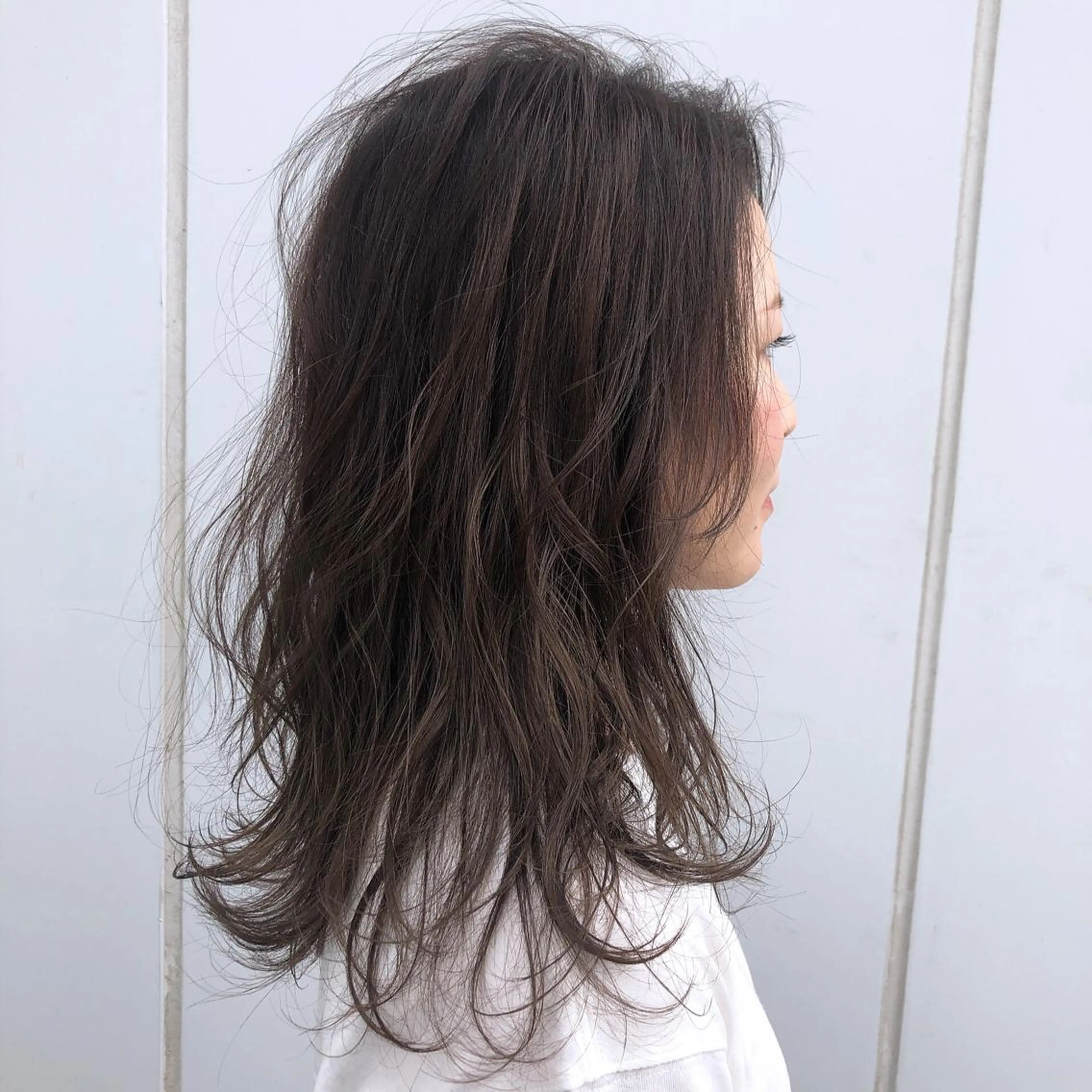 セミロング 小田 莉加子のヘアスタイル