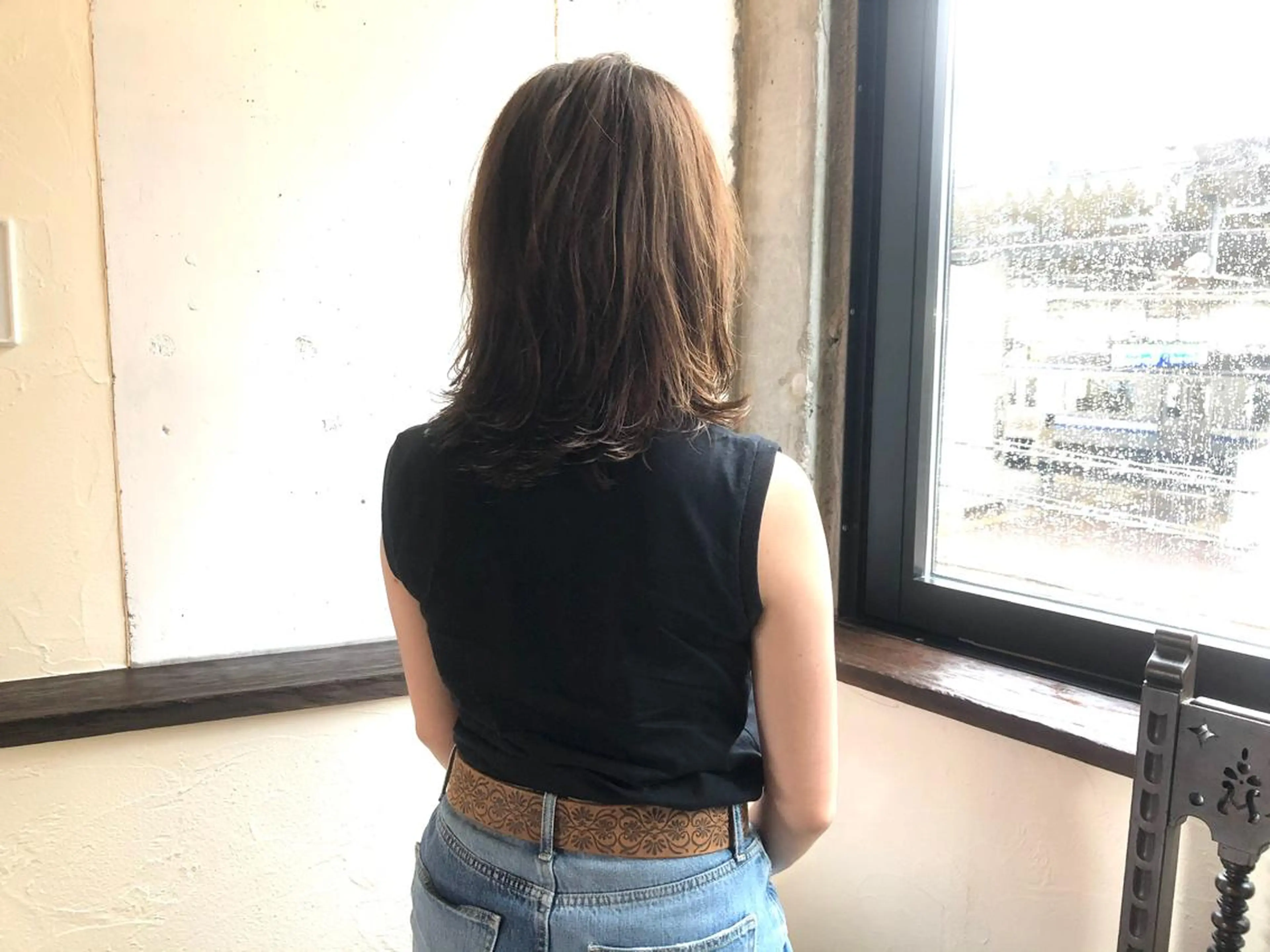 ミディアム カラー オーナースタイリスト 佐藤のヘアスタイル