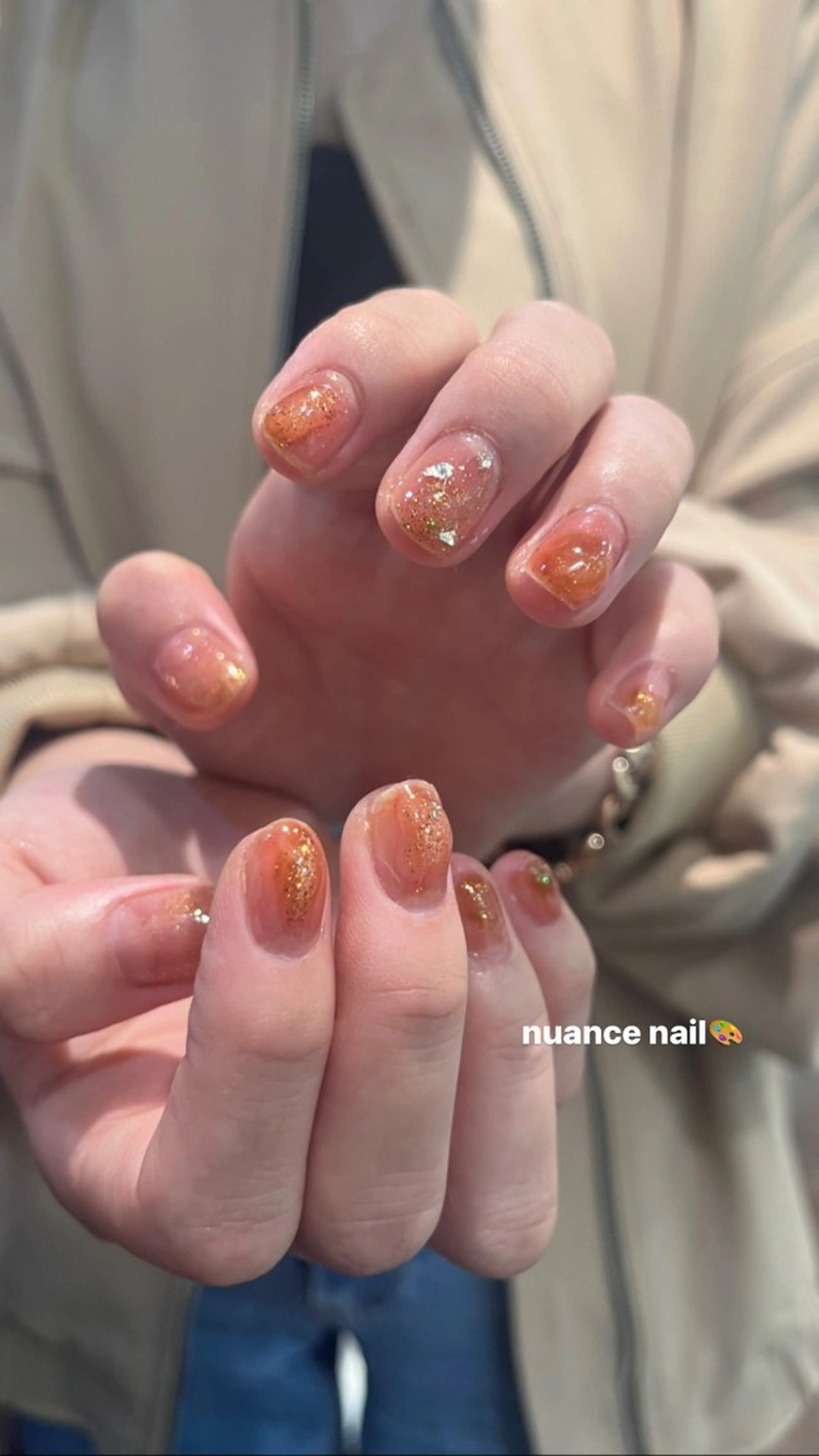 ロング カラー ブリーチ ケアブリーチ ダブルカラー イヤリングカラー グラデーションカラー ハンドネイル 酸性ストレート 🤍🎀honokaのヘアスタイル