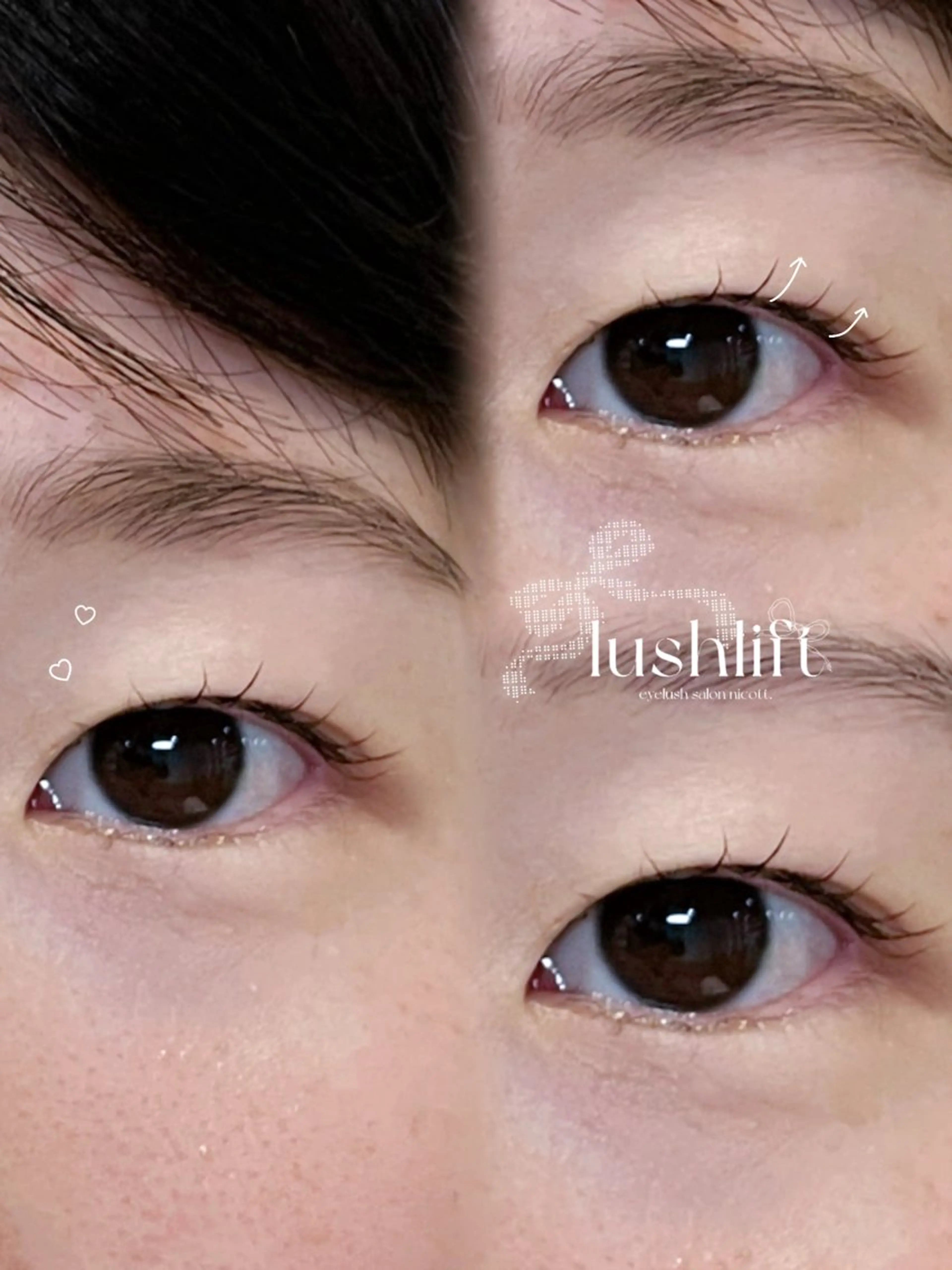 マツエク・マツパ ナチュラル nicott. renaのマツエク・マツパデザイン