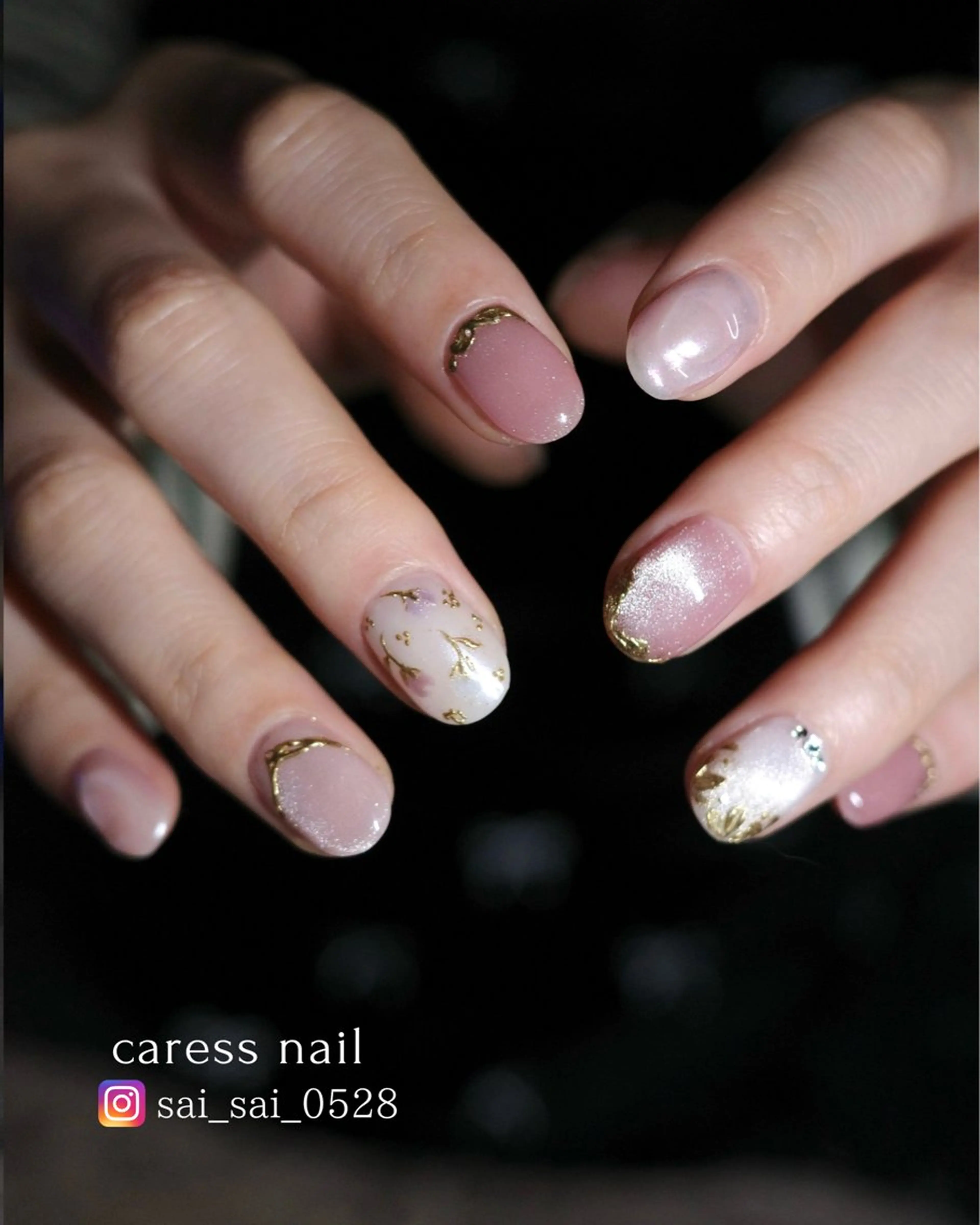 ネイル caress  nail カレスネイル　代々木上原所属・カレスネイル さいのネイルデザイン