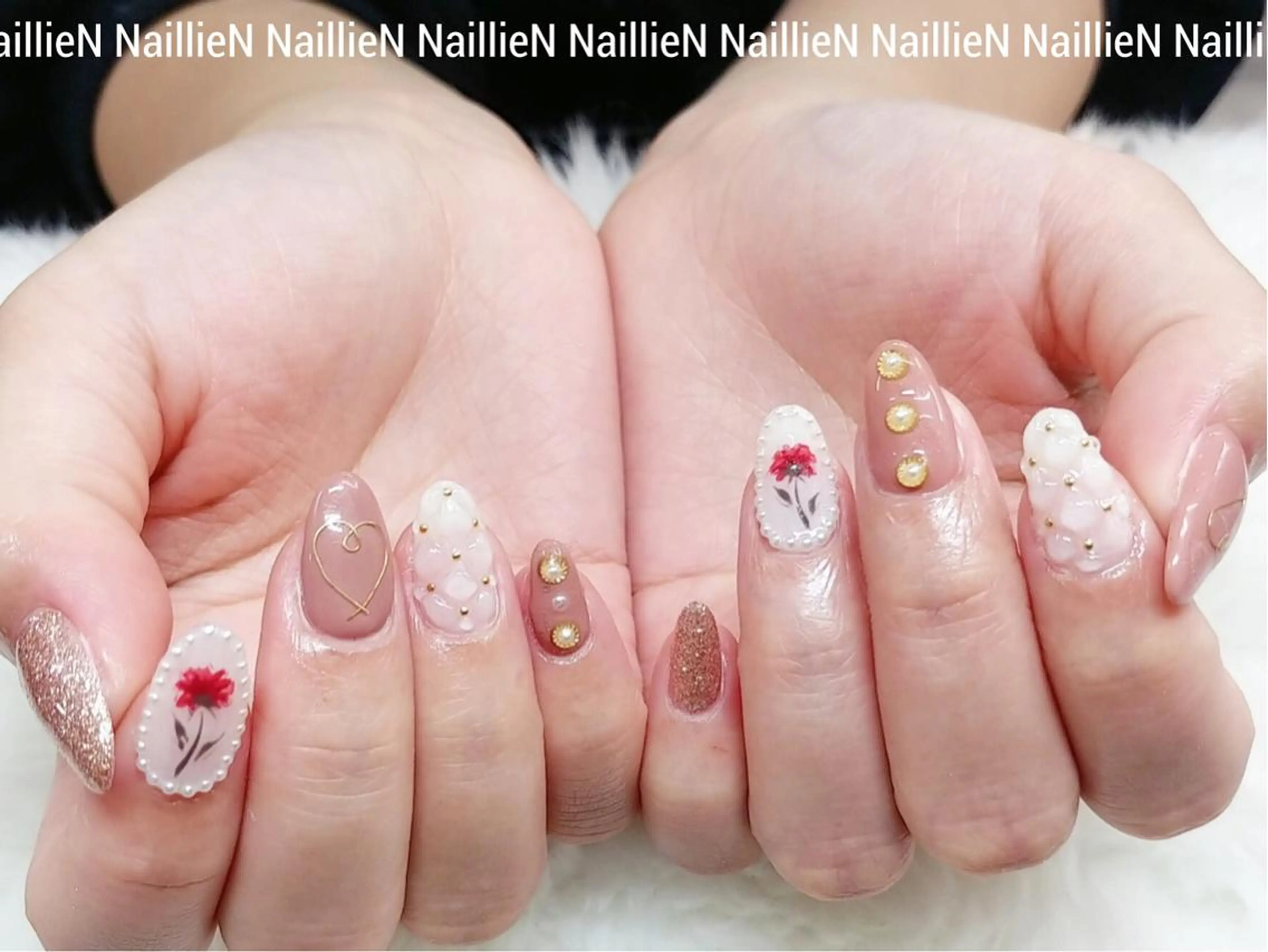 ネイル ぷっくりネイル Nail lieNのネイルデザイン