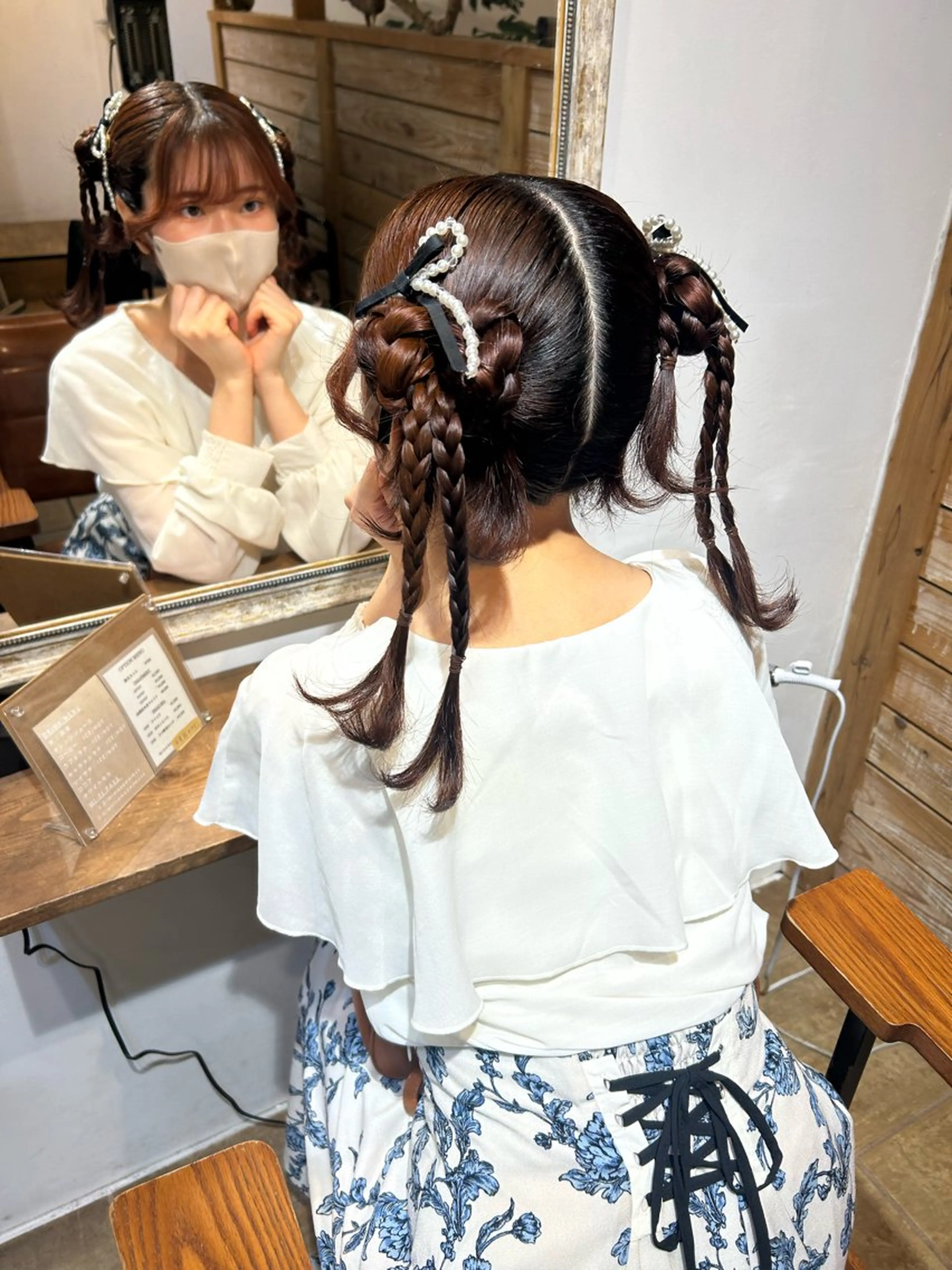 ヘアアレンジ Mimosa ︎✿HINATA︎✿のヘアスタイル