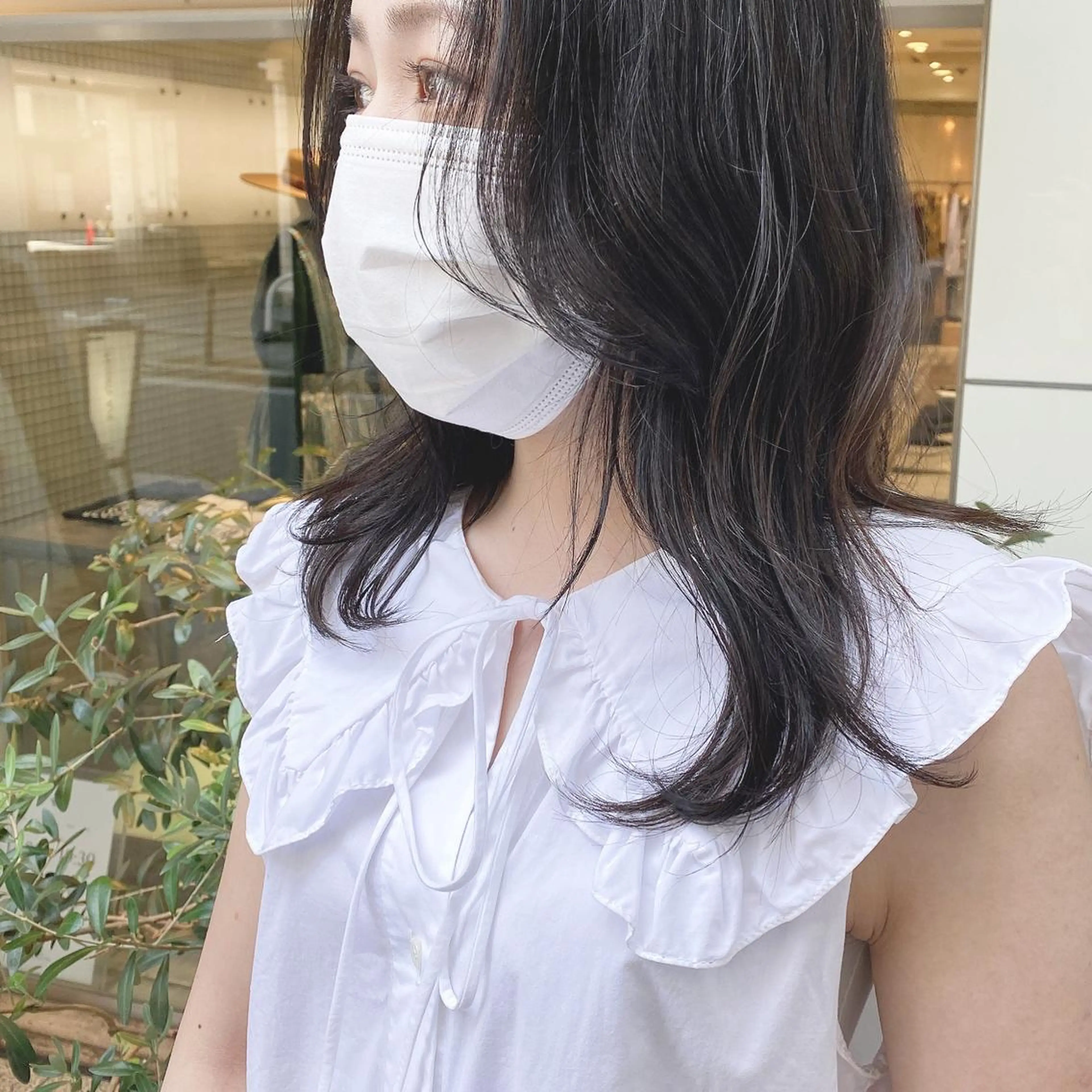 ミディアム カラー ヘアアレンジ マツエク・マツパ 韓国風マツエク 韓国風ヘア レイヤーカット カット ヘアカラー トリートメント Noah's　Ark所属・透明感カラー🫧ヘア セット🫧松本菜月の眉毛・アイブロウイメージ