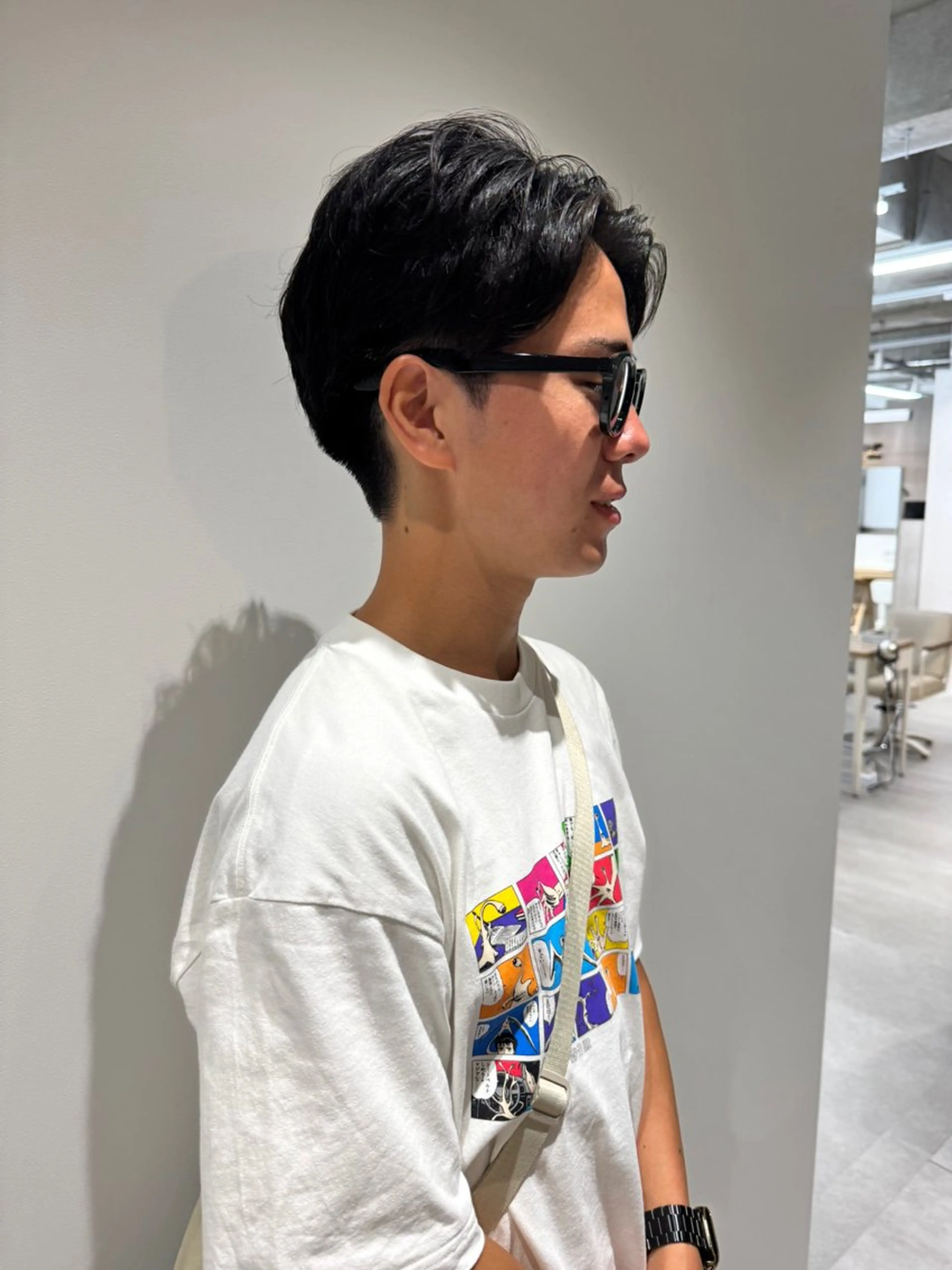 ショート メンズ カット ヘッドスパ メンズカット/ ブリーチ/かほのヘアスタイル