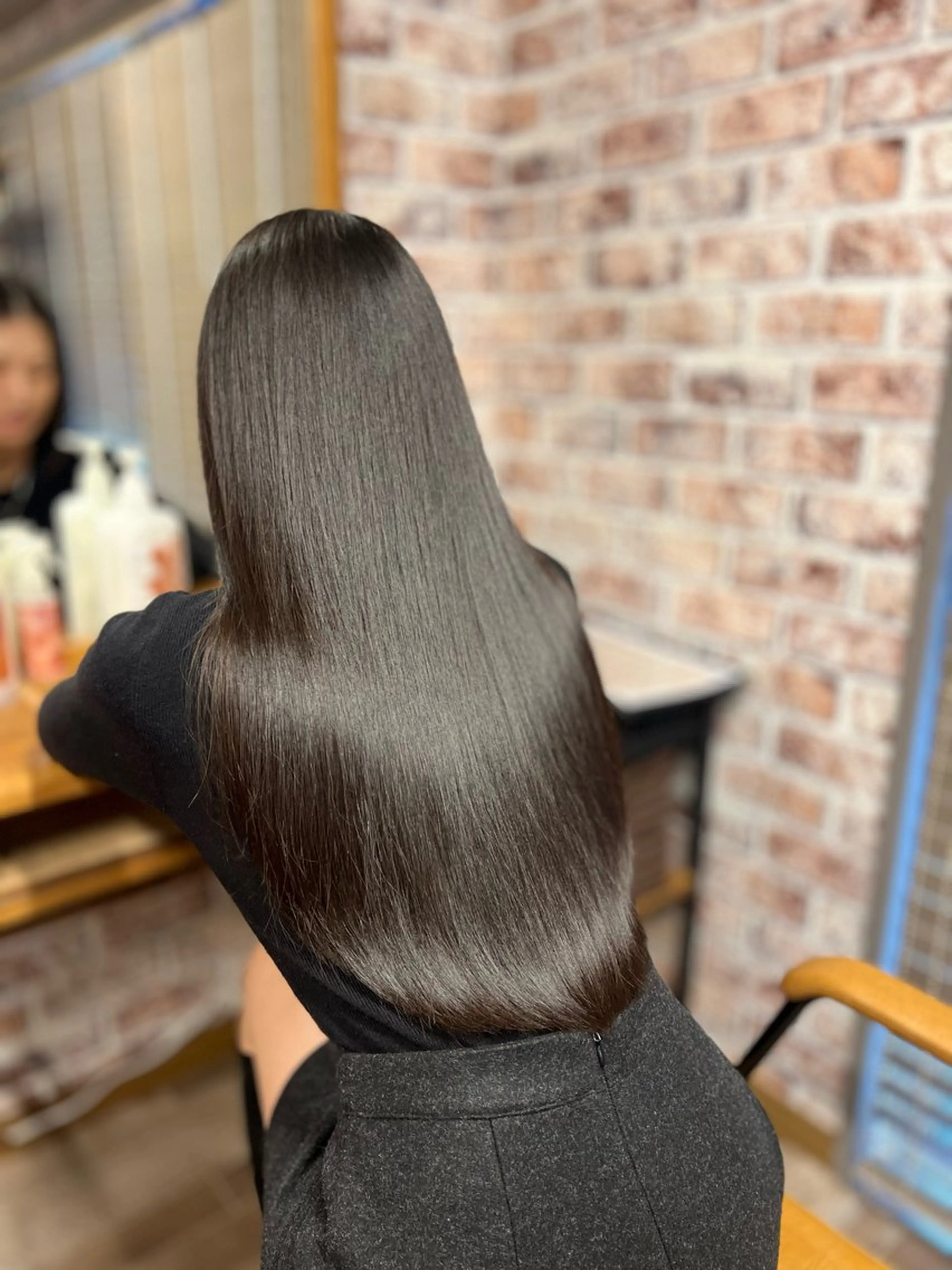 ロング カラー パーマ 髪質改善HALO トリートメント専門店のヘアスタイル