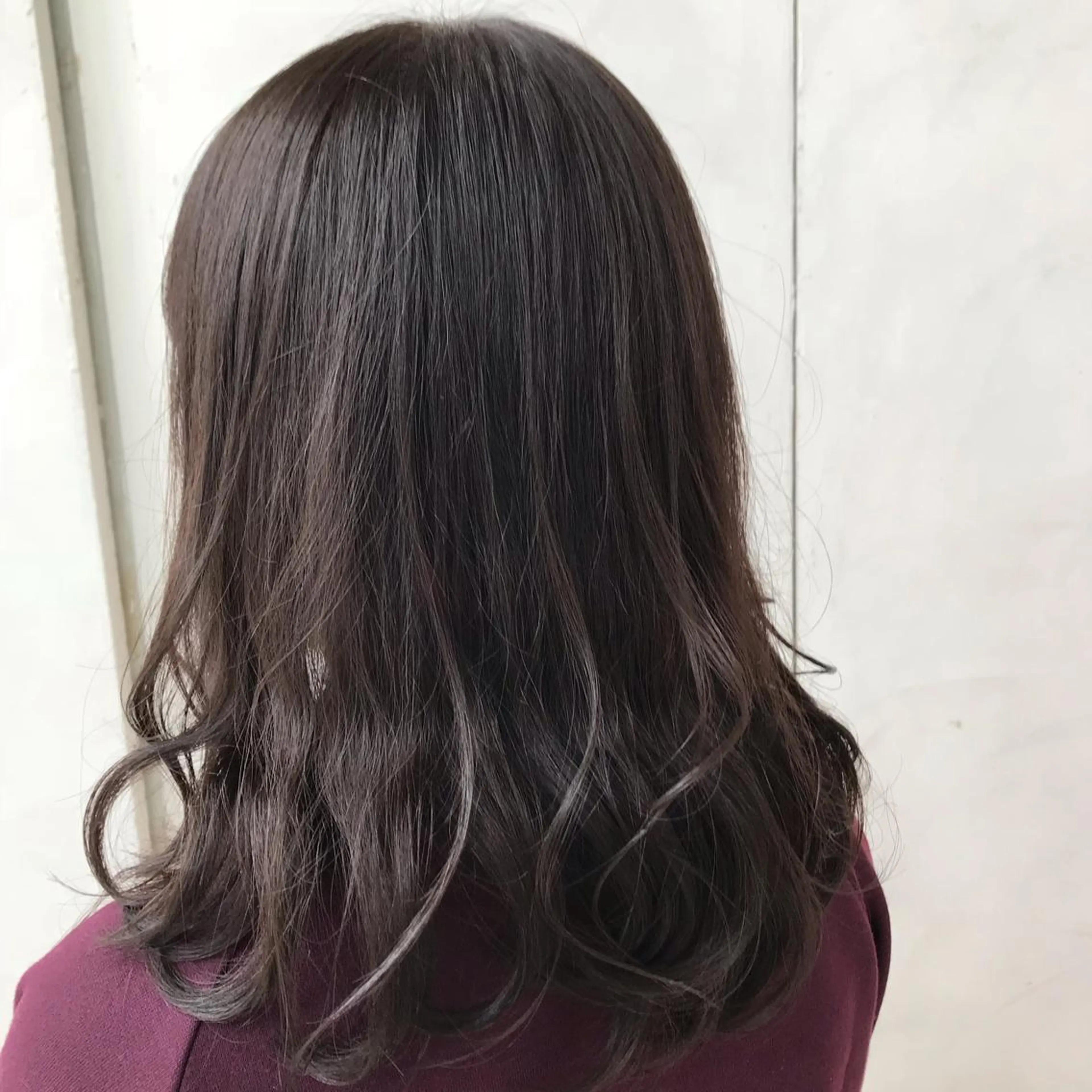 セミロング カラー ヘアアレンジ ヘアカラー 鈴木 拓海のヘアスタイル