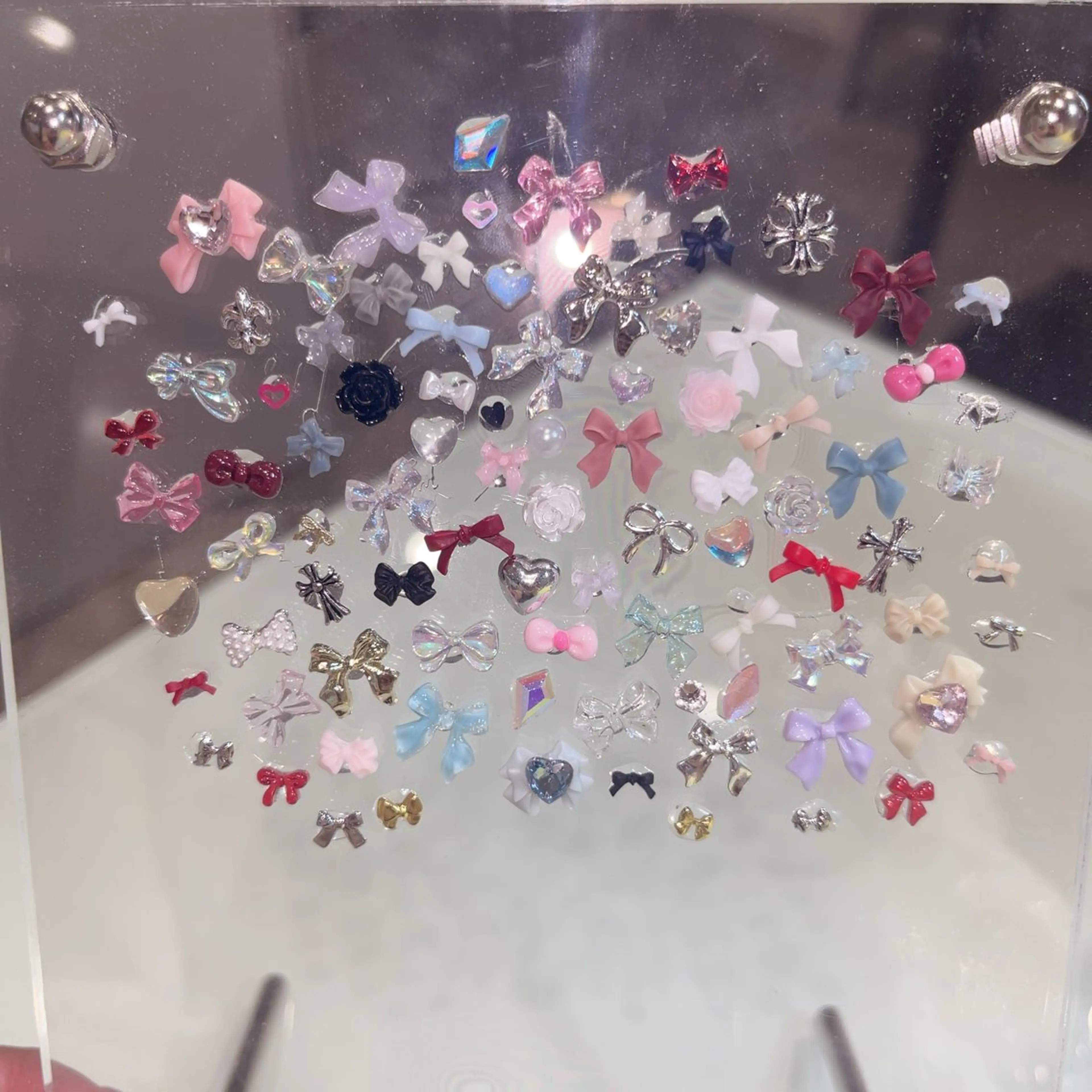 ネイル ワンカラーネイル リボン KOKONA 🎀のネイルデザイン