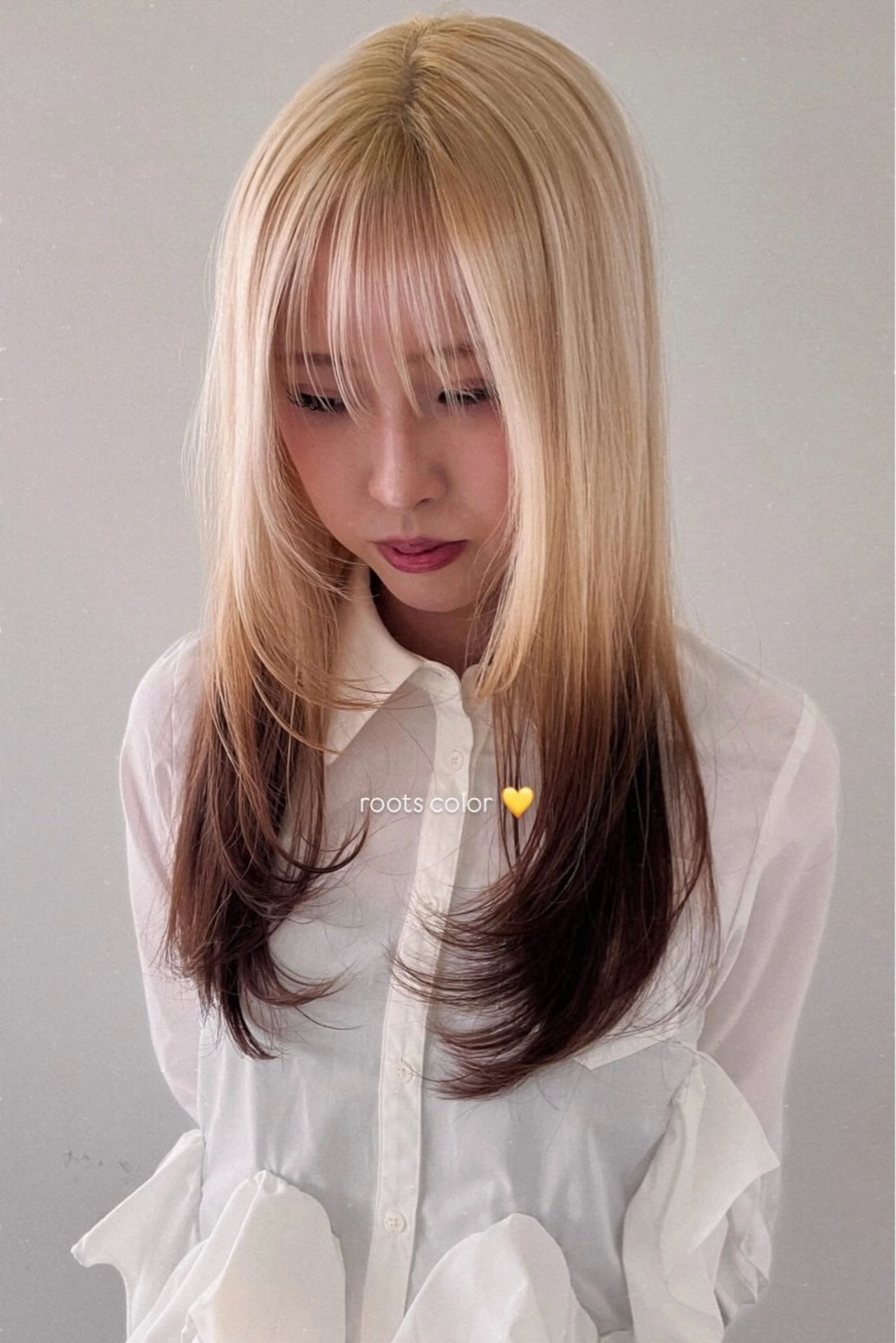 ロング ヘアカラー トリートメント Kasumi | くすみブラウン×渋谷のヘアスタイル