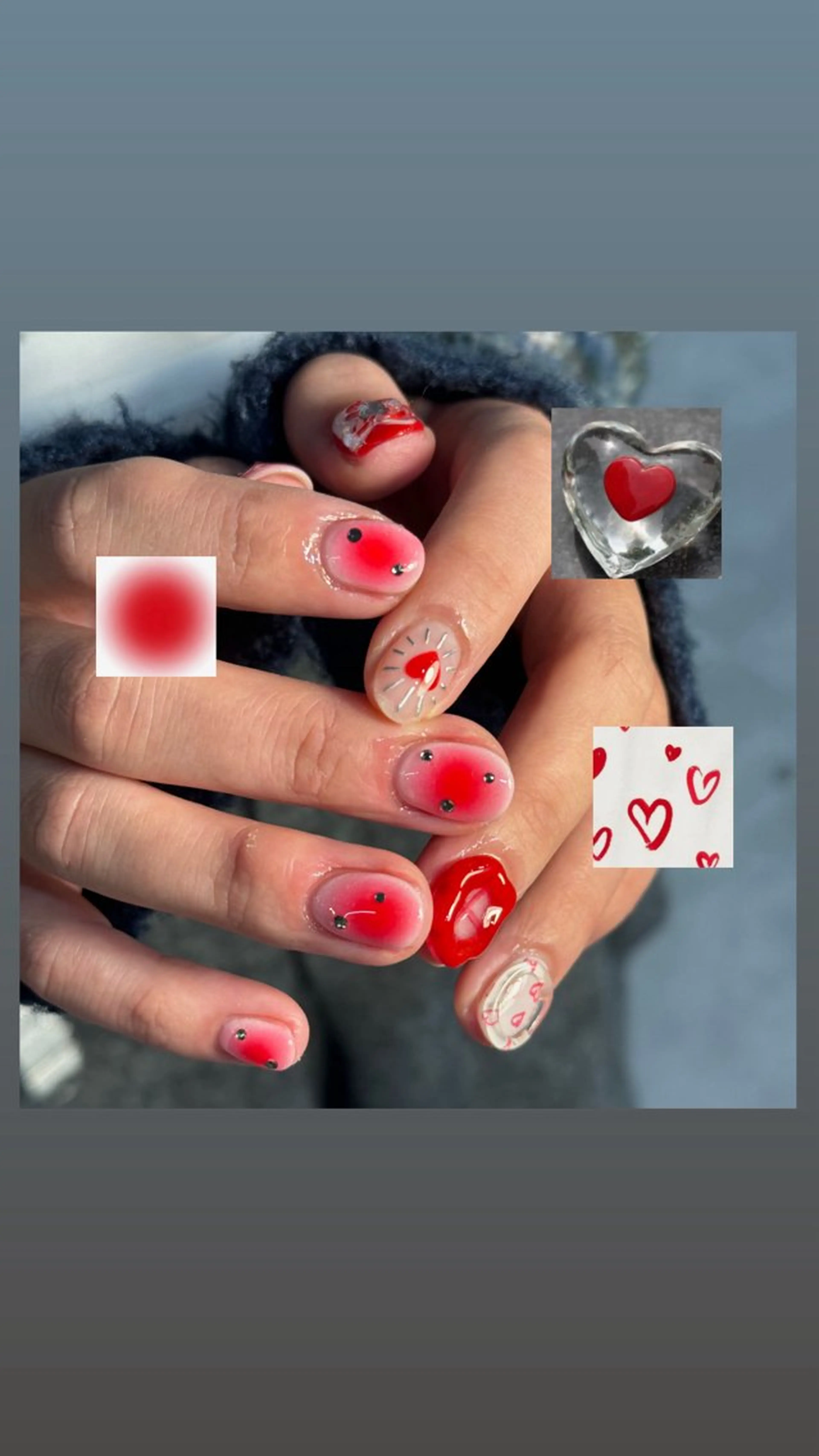 ネイル アートネイル nail atelier 泡沫 utakata所属・ナカジマミナミ ネイリストのネイルデザイン