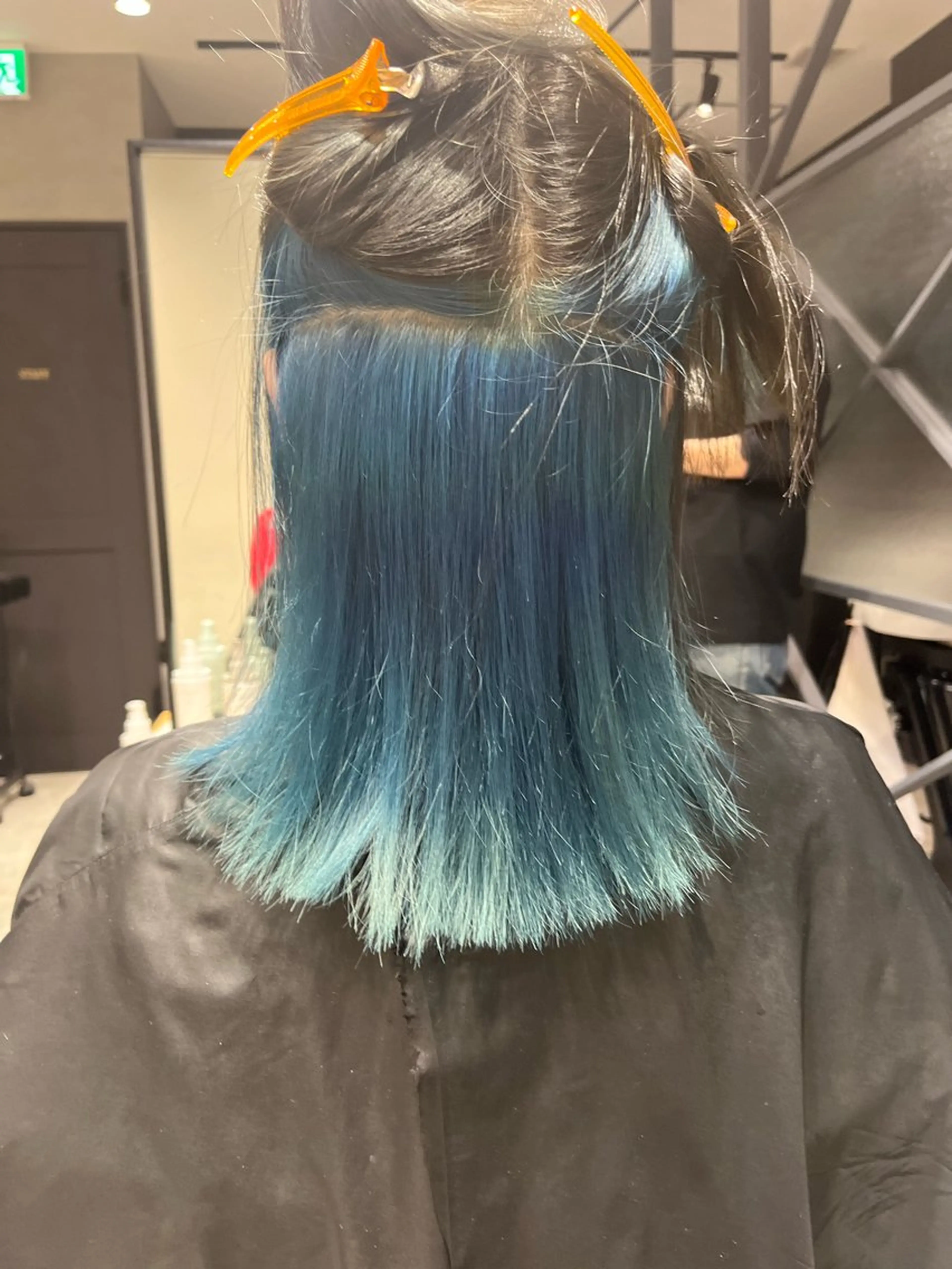 カラー アクアカラー ブリーチ ブルーカラー デザインカラー NYLON.所属・ブリーチ/縮毛矯正 ❤️‍🔥シンノスケのヘアスタイル