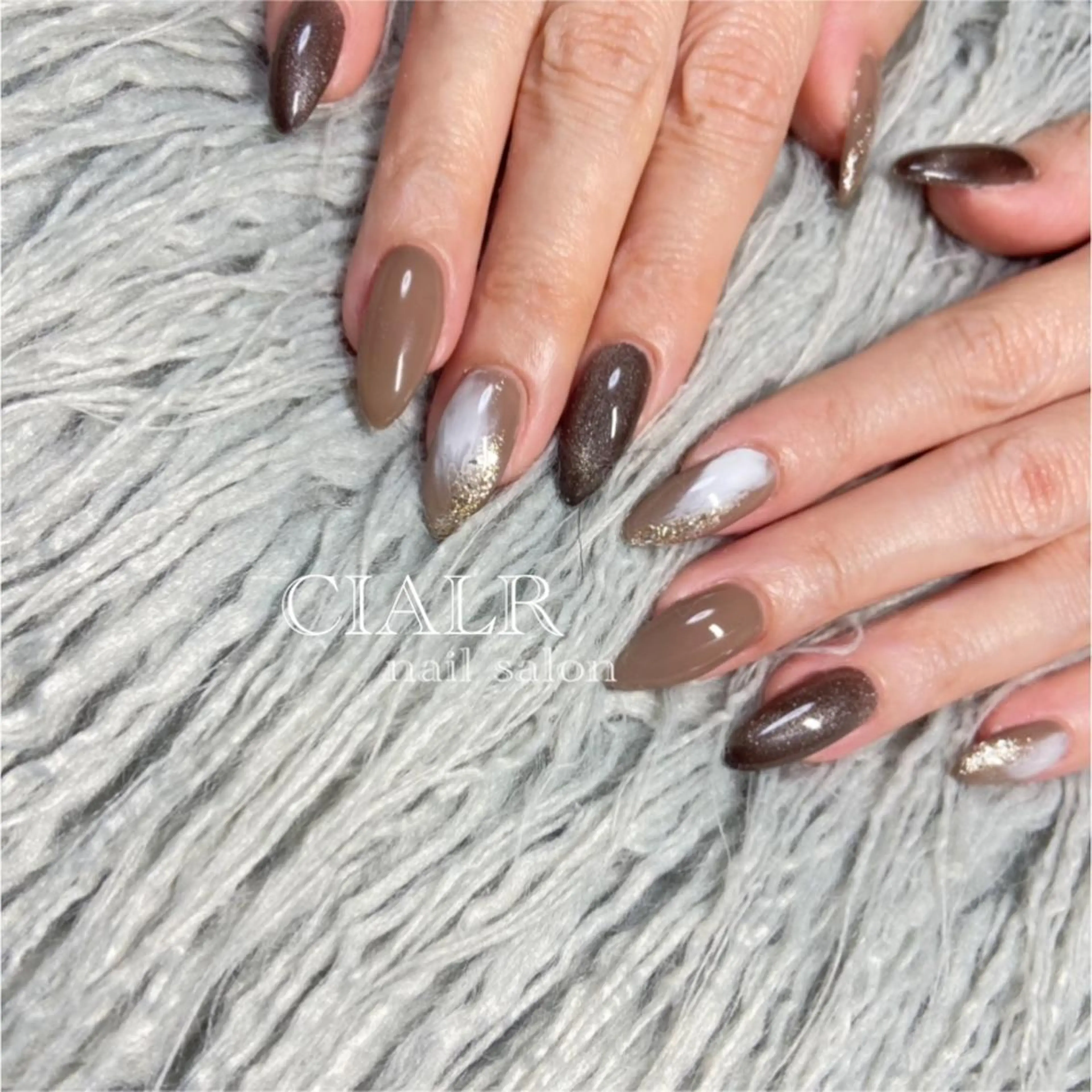 カラー ネイル nail salon LNのネイルデザイン