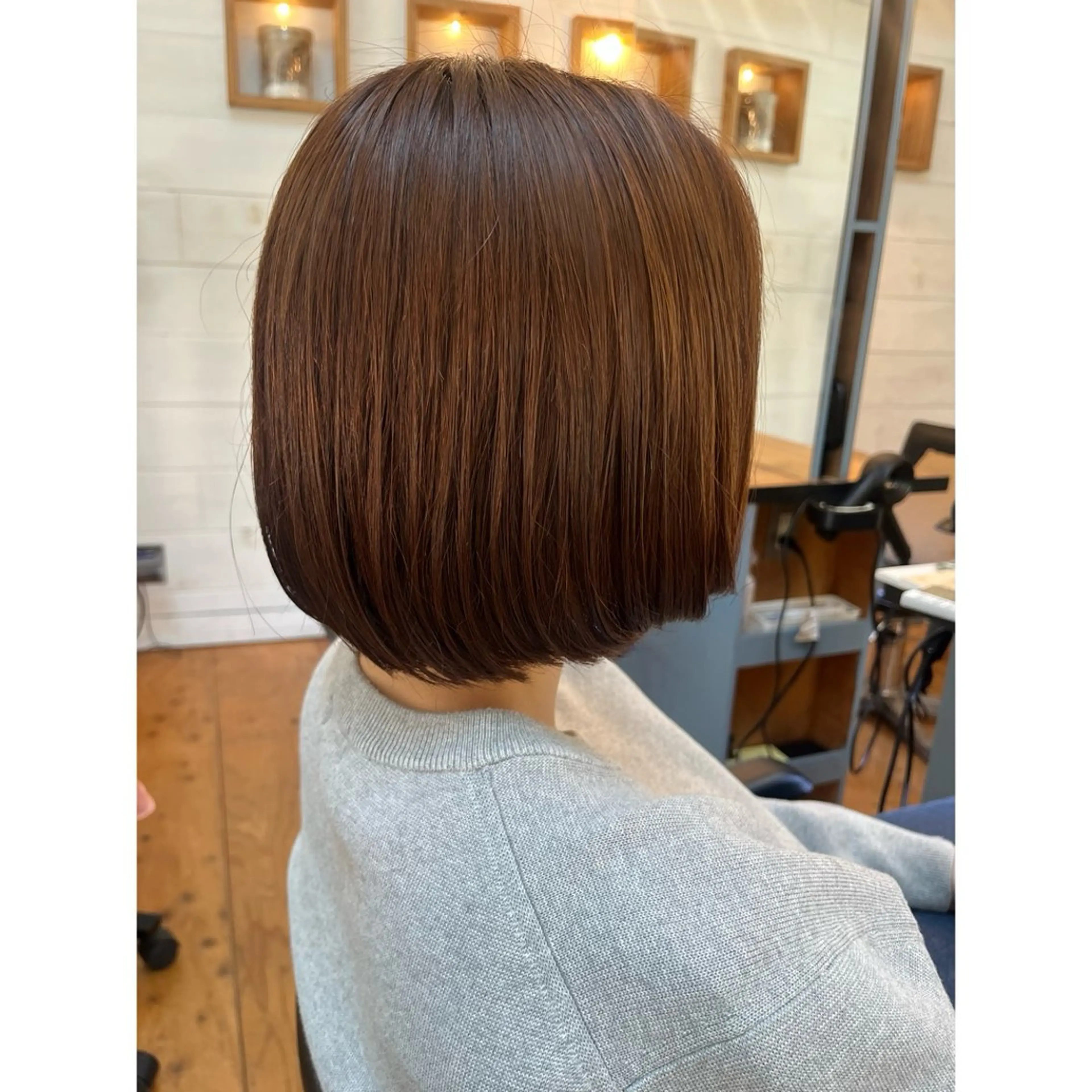 ショート カラー ボブ ショートヘア トリートメント カット ヘアカラー Lagom(ラゴム) なかだのヘアスタイル