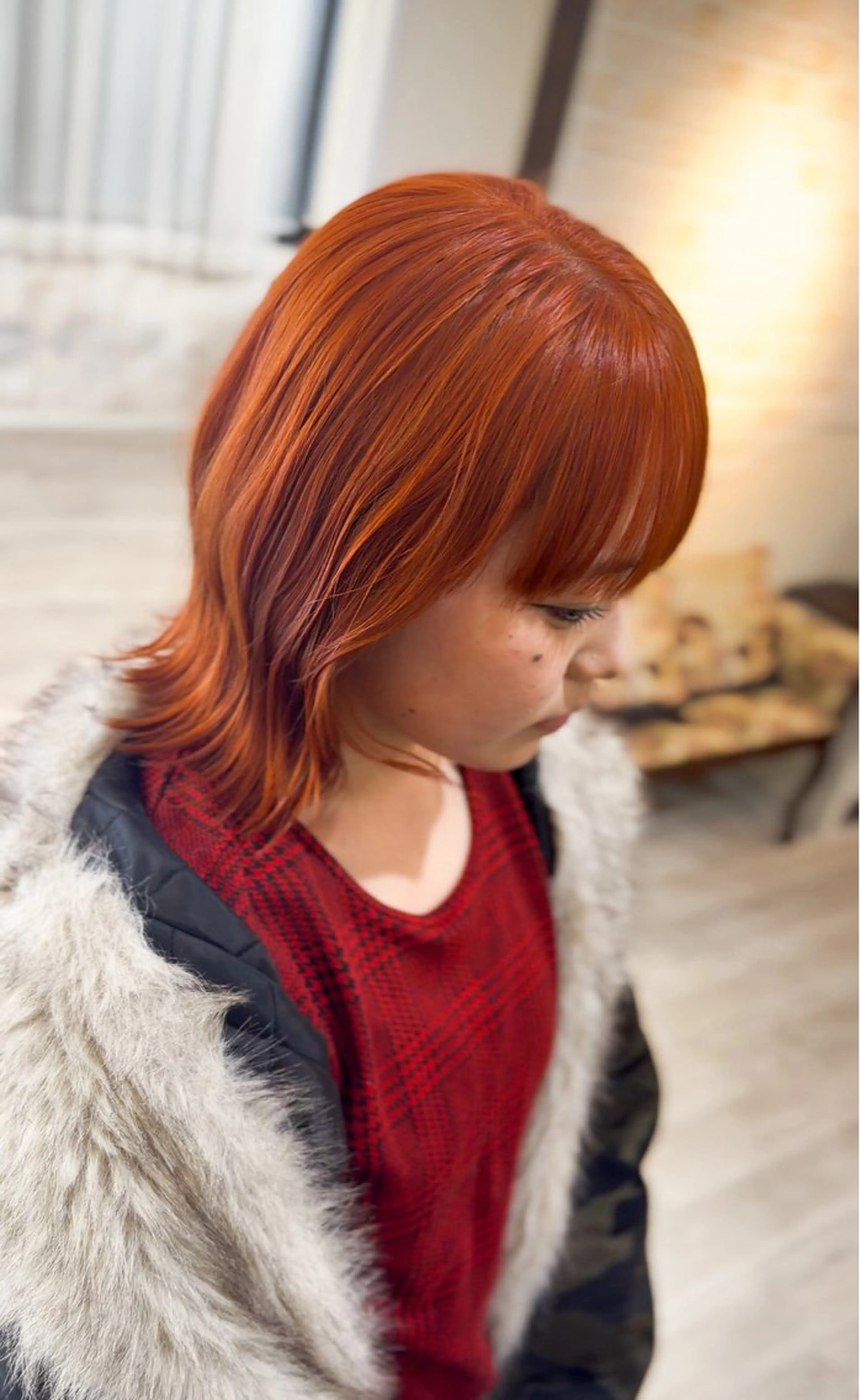 ショート ケアカラー カット ヘアカラー 飯星慧斗 /ブリーチ、縮毛矯正のヘアスタイル