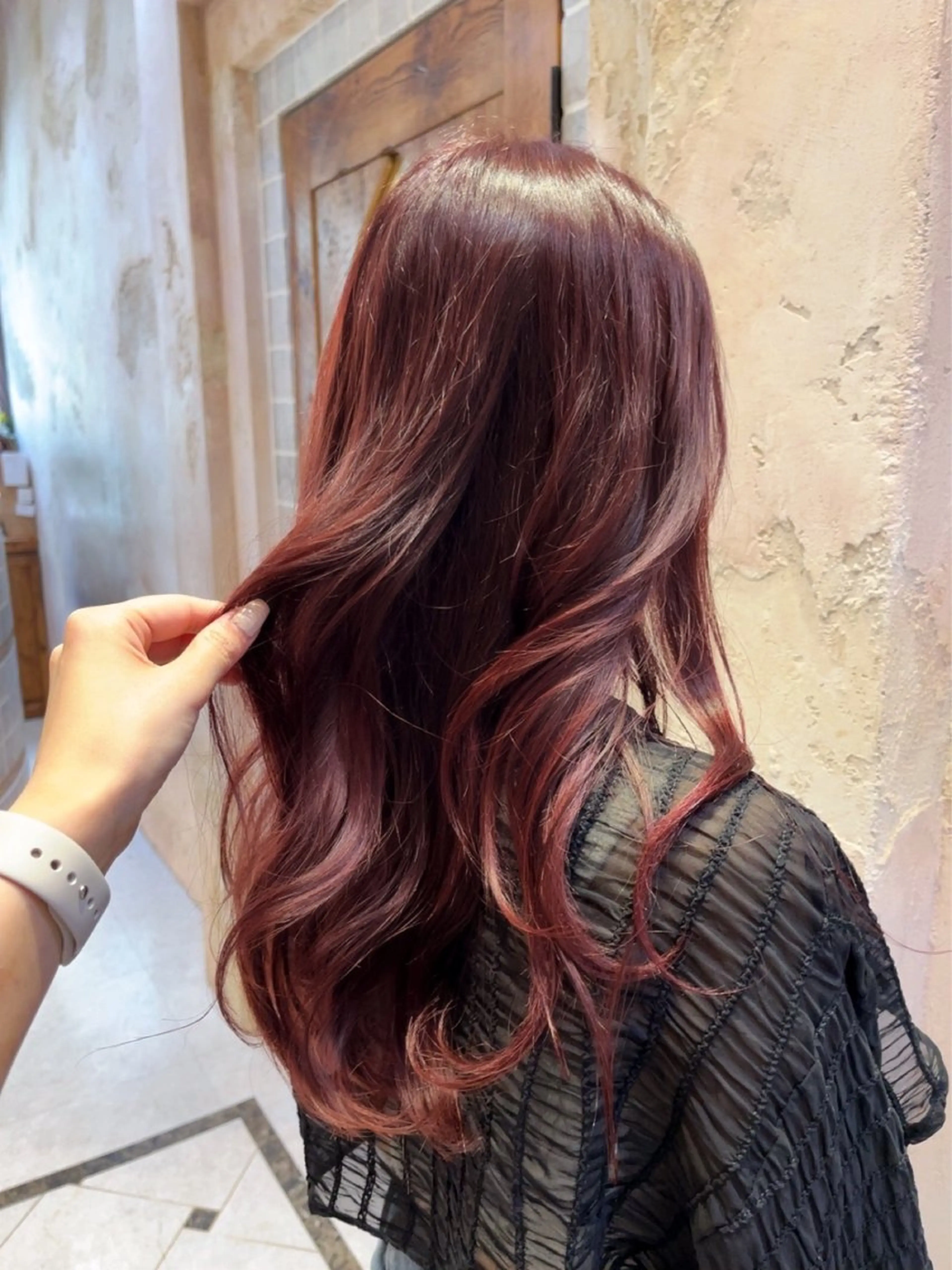 カラー 似合わせレイヤー 髪質改善/柴木琴愛のヘアスタイル