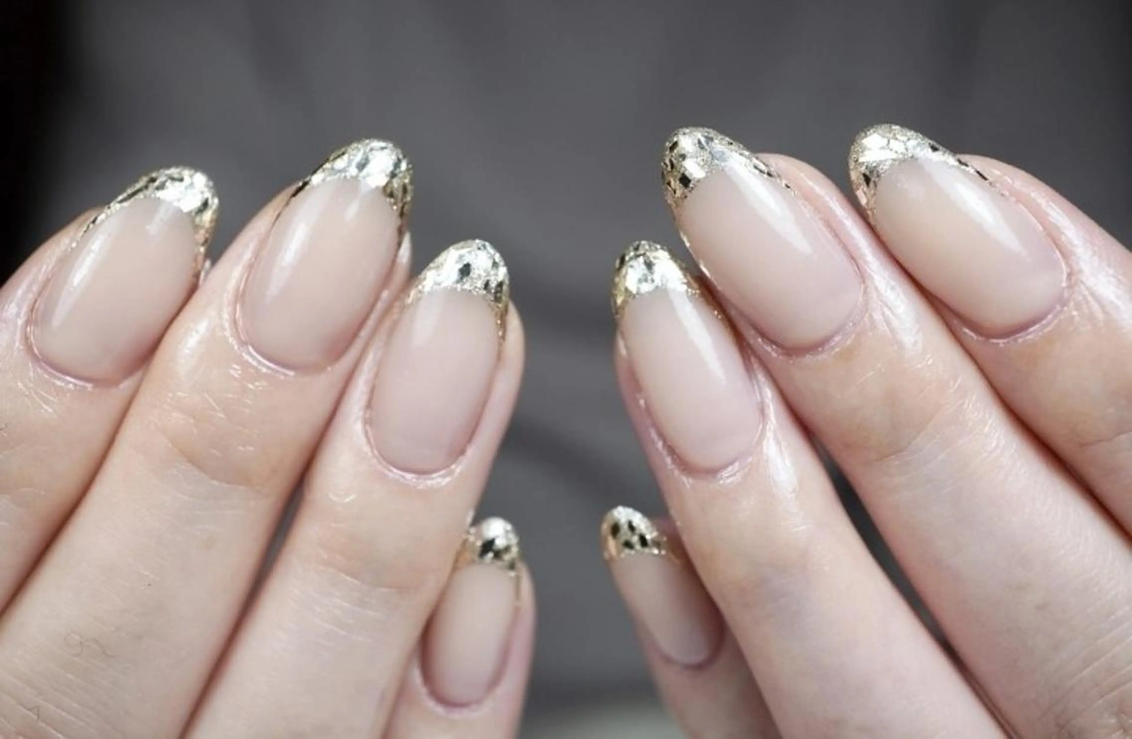 ネイル フレンチネイル ガラスフレンチ ハンドネイル ハンドケア プライベートサロン RosyLily所属・プライベートサロン Rosy Lilyのネイルデザイン