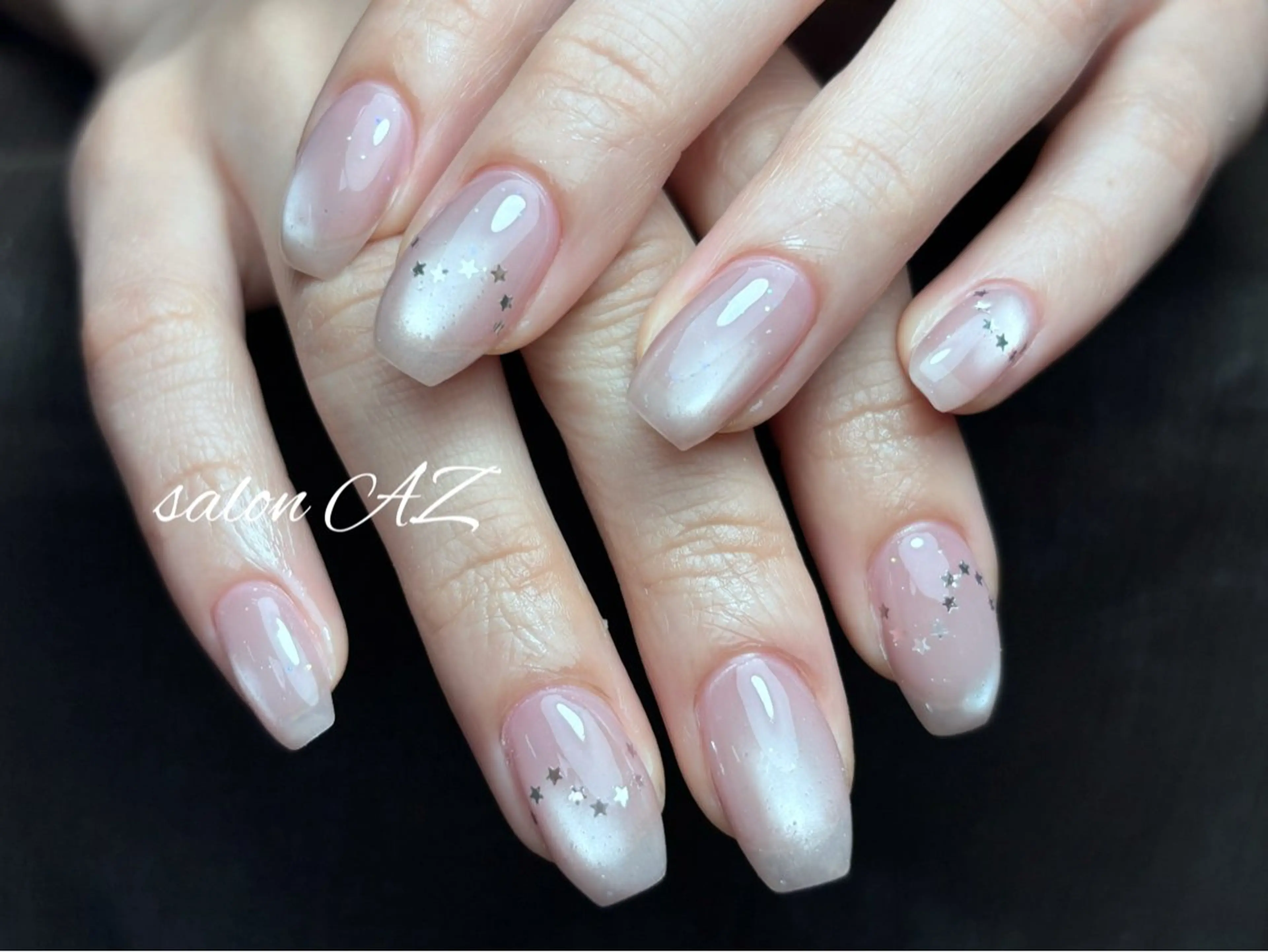 ネイル アートネイル フットネイル フレンチネイル マグネットネイル 持ち込み ハンドネイル salon AZのネイルデザイン