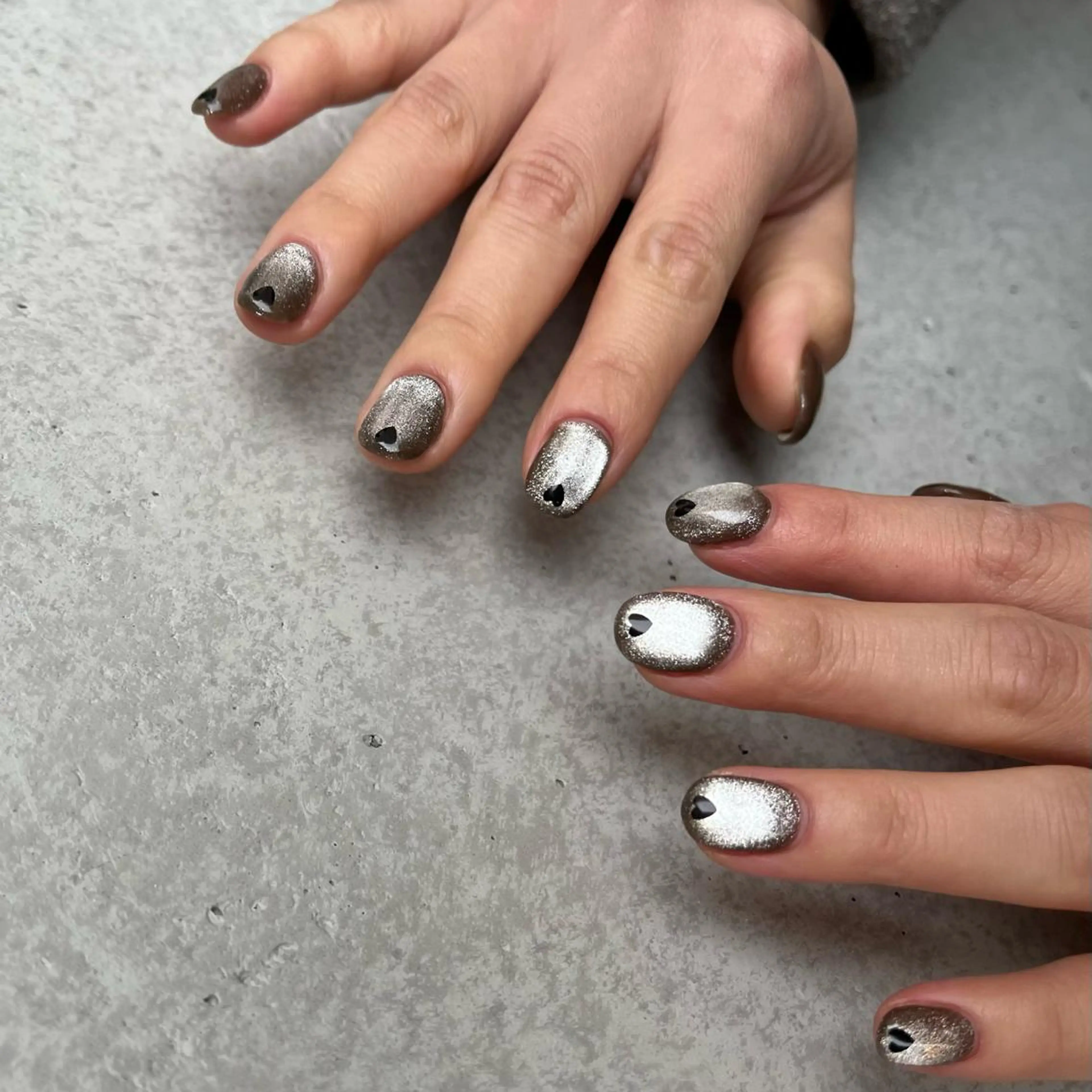 ネイル ハンドネイル 🤎Two ERI🤎のネイルデザイン