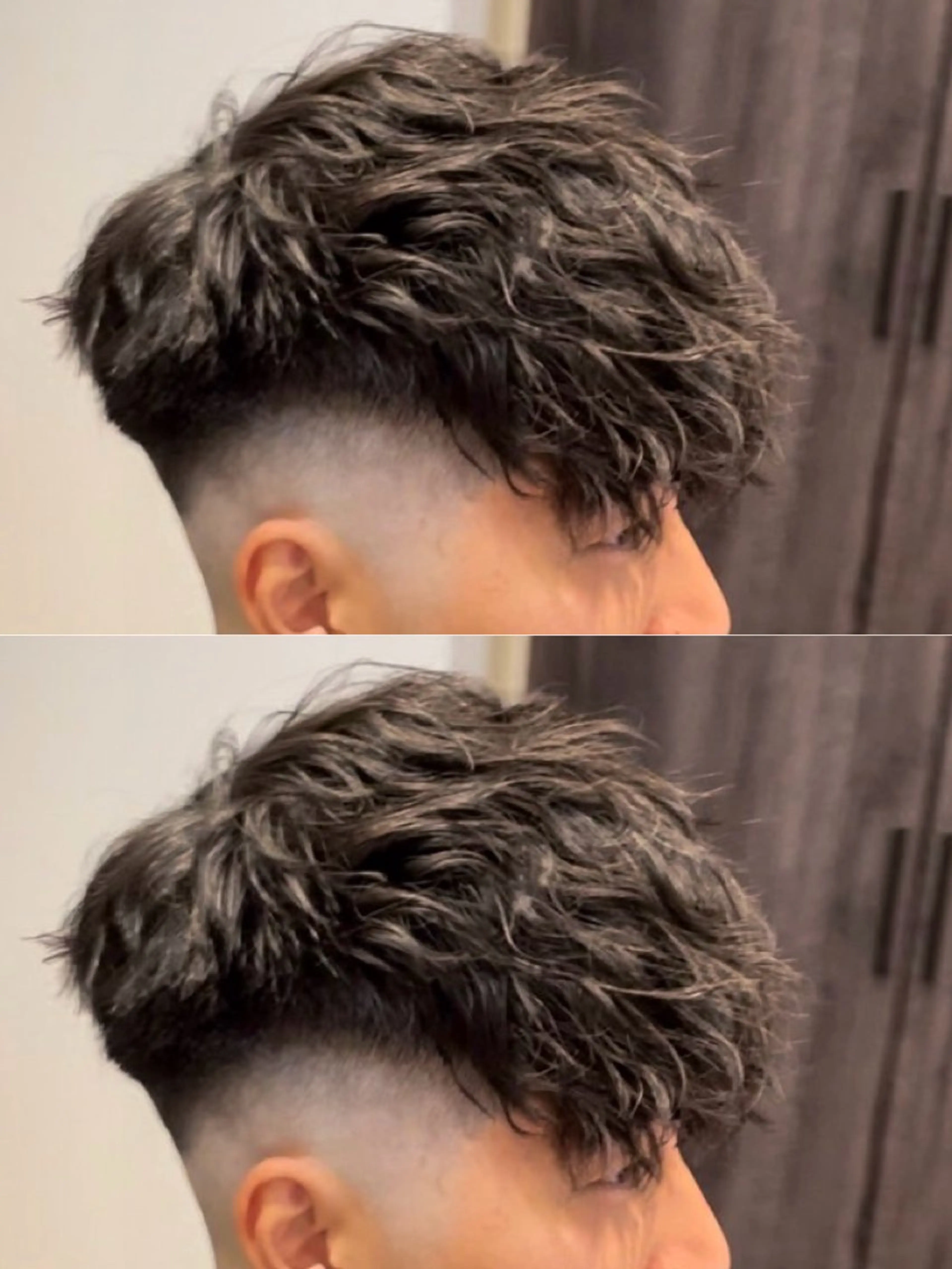 メンズパーマ&カットの写真