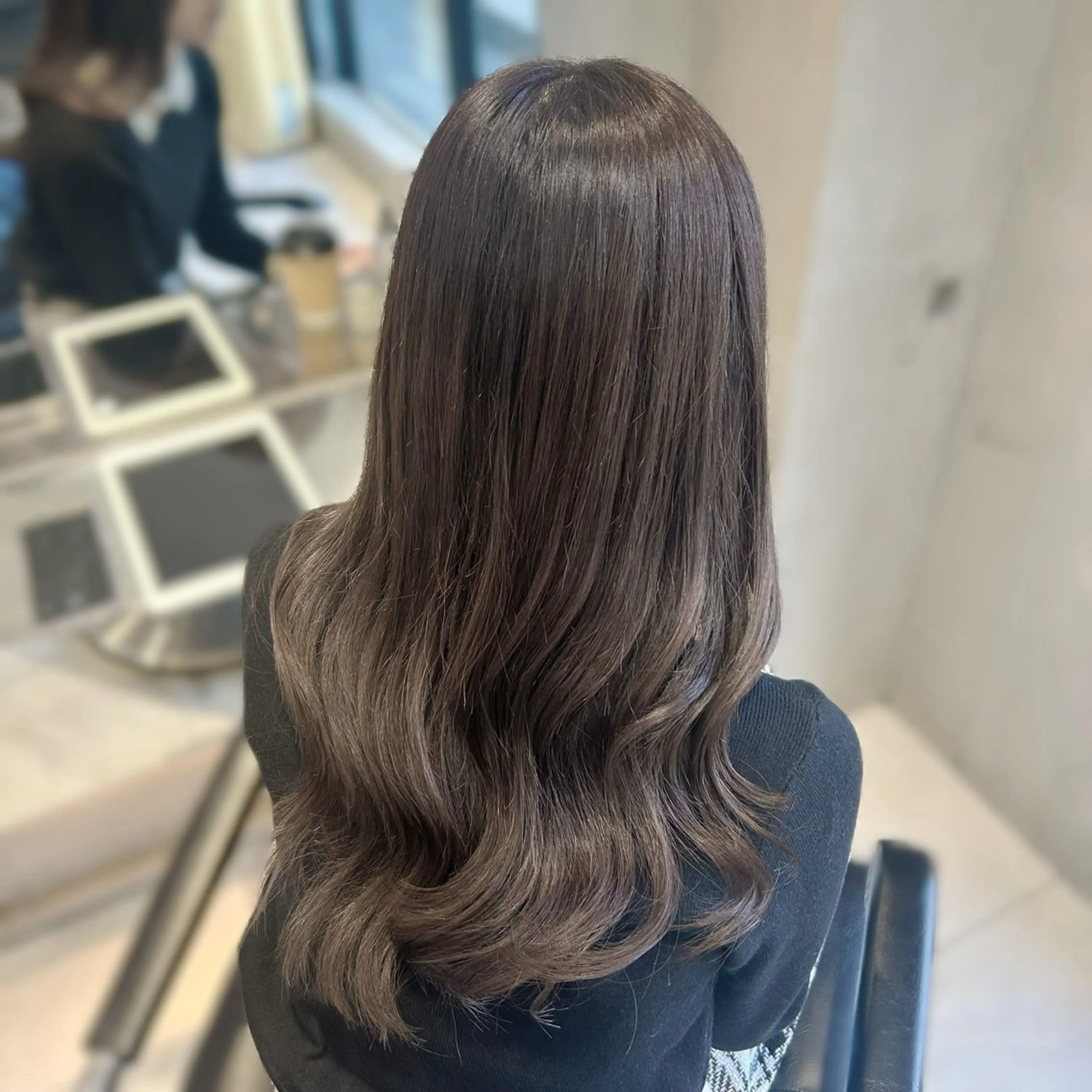 ロング ヘアカラー トリートメント 艶カラー /　kokona🤍のヘアスタイル