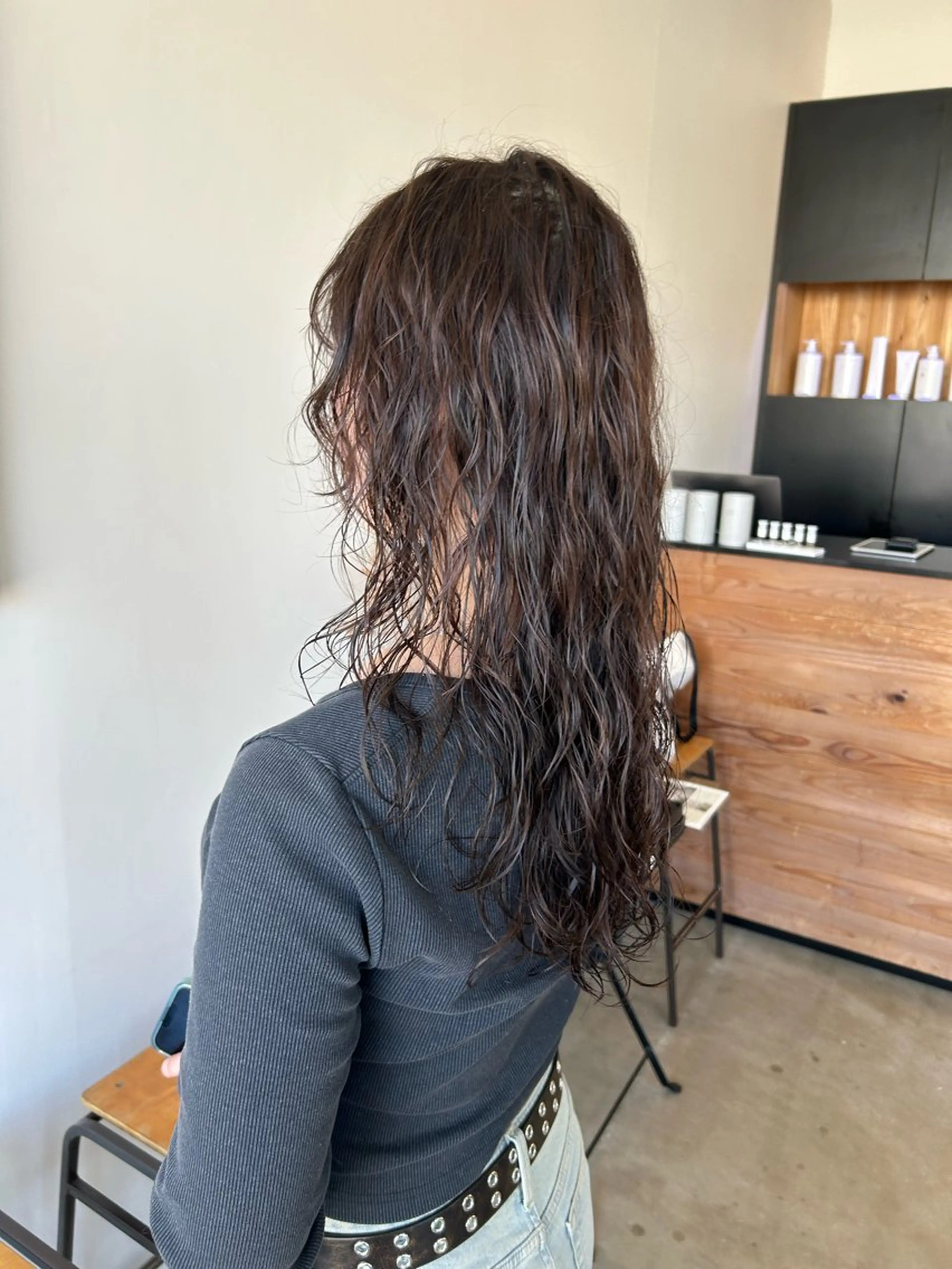 ロング パーマ ロング plus HAIR いずみのヘアスタイル