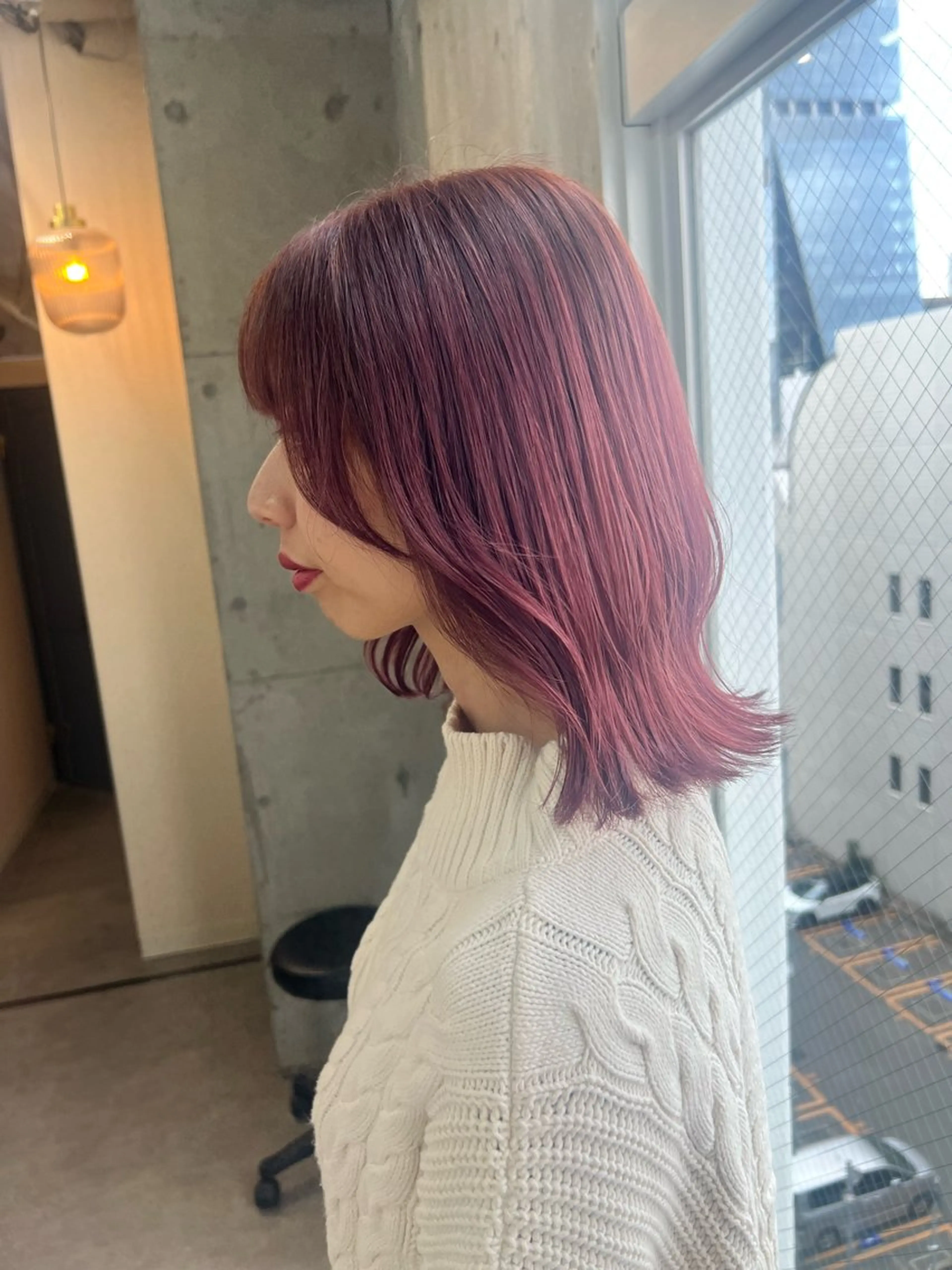 ミディアム カラー ブリーチ ピンクカラー ヘアカラー Ayaka🩰🎀 ガーリー/暖色♡のヘアスタイル