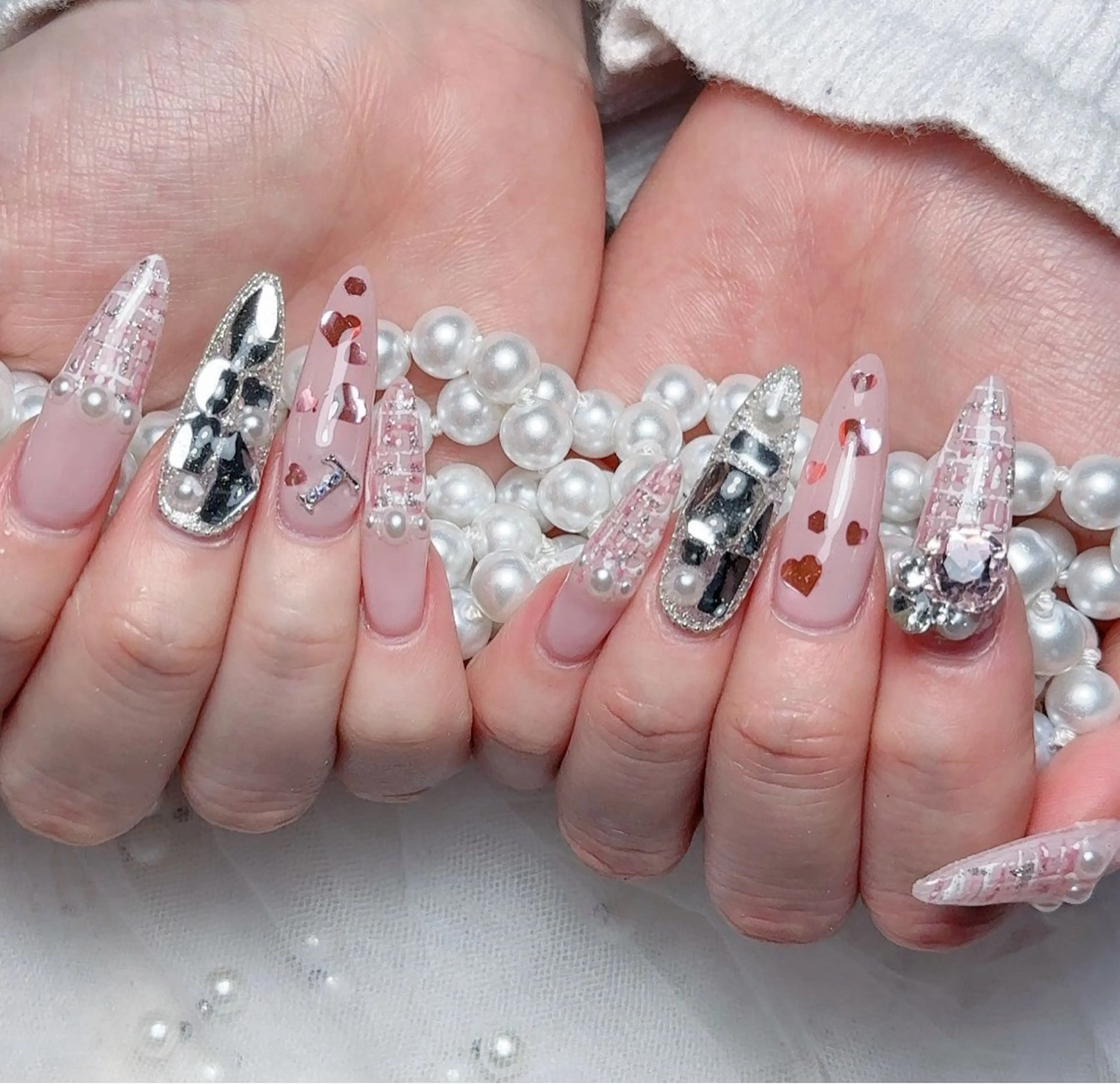 ネイル M🌷nail 長さだし専門店のネイルデザイン