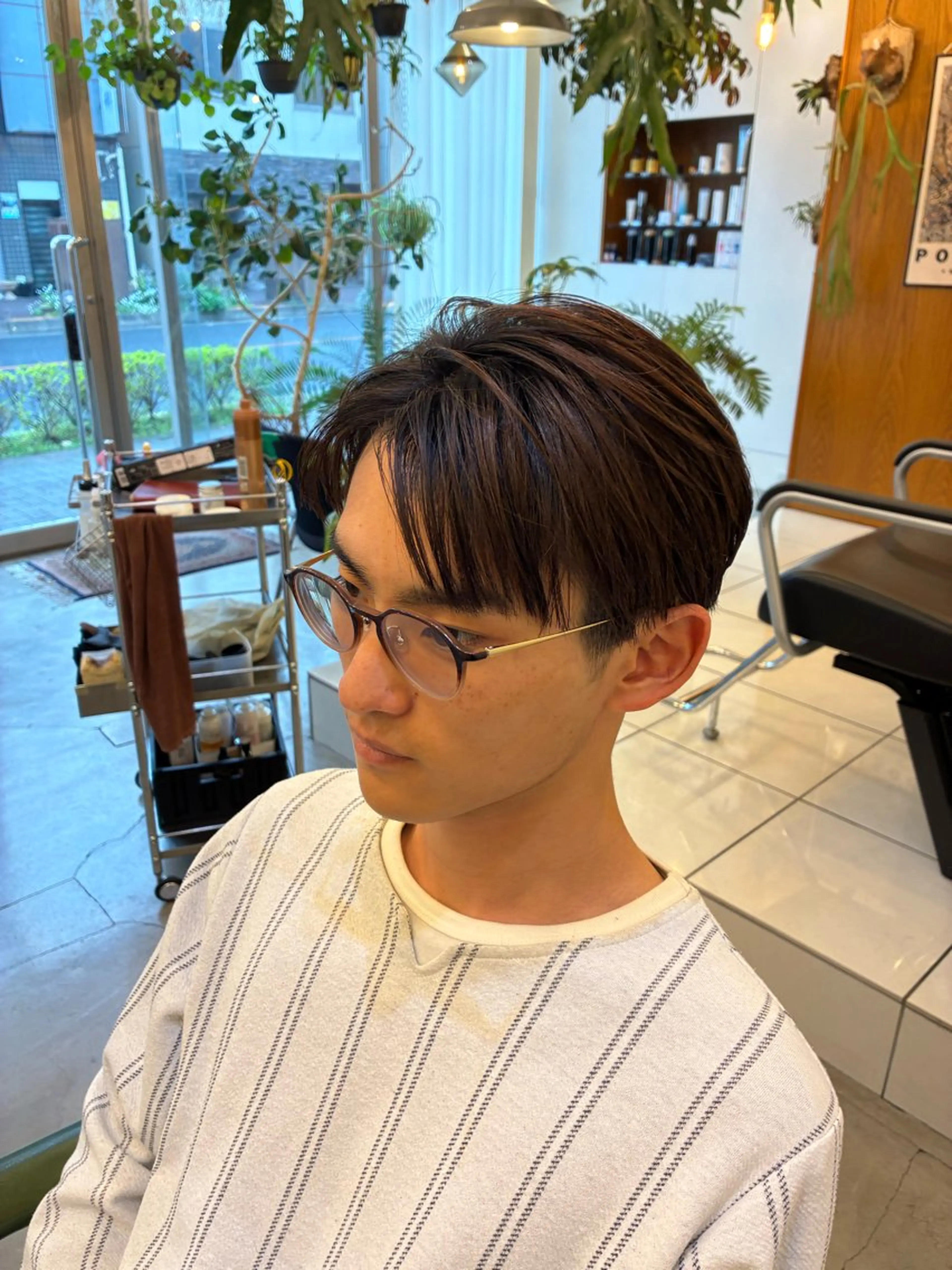 メンズ aen parlor所属・💐レイヤー/ 暖色/りゅーき💐のヘアスタイル